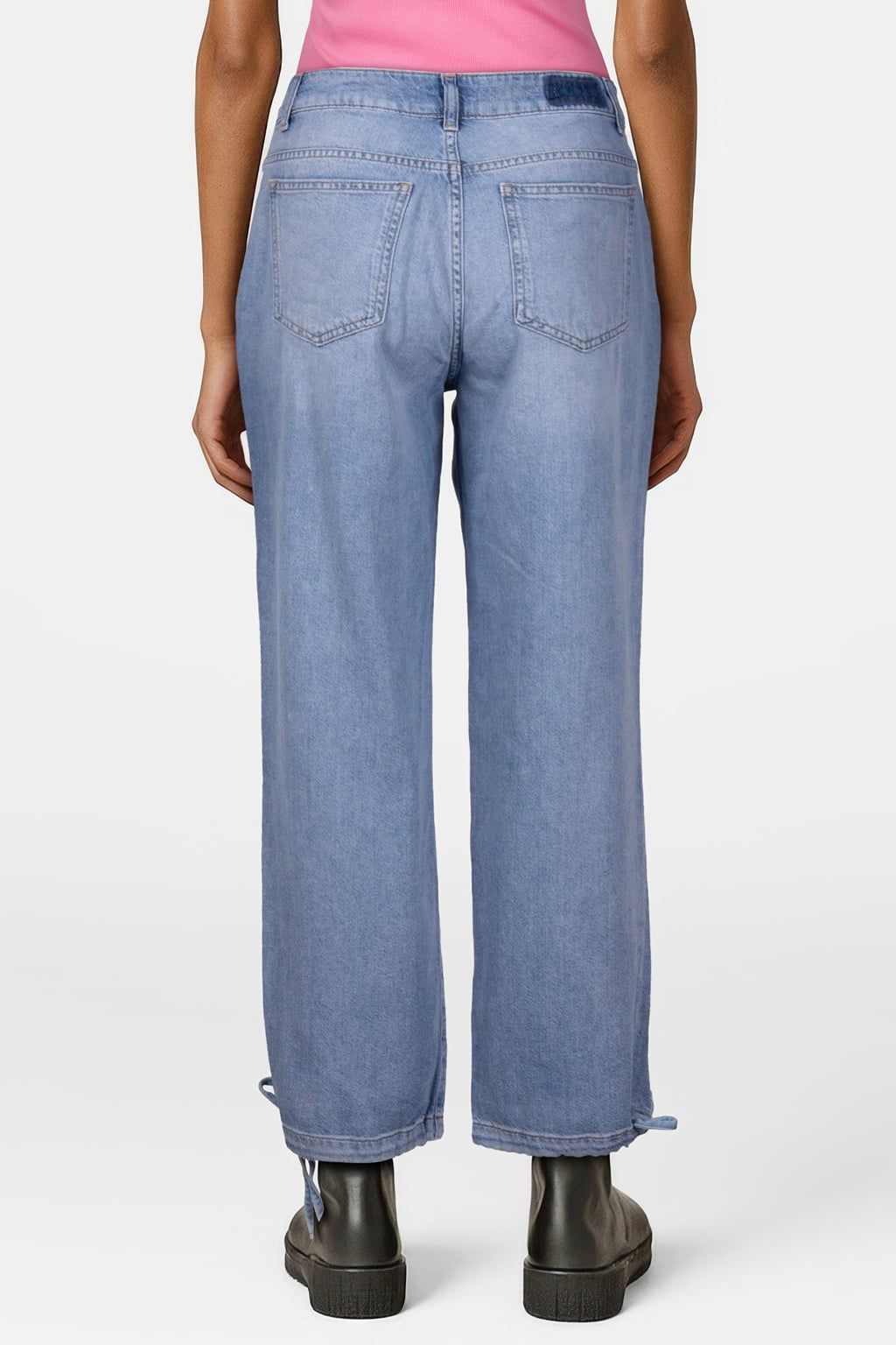 SLOUCHY LIGHT BLUE DENIM ORGANIC RECYCLED DENIM BLUE 2