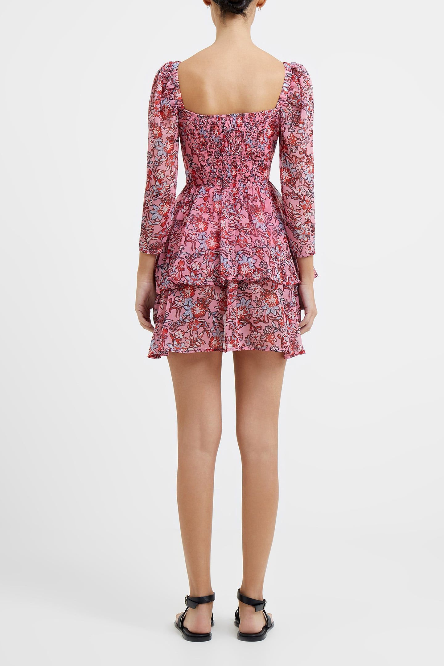 FOTINI RECY HALLIE 3/4 SLV DRS SEA PINK 3