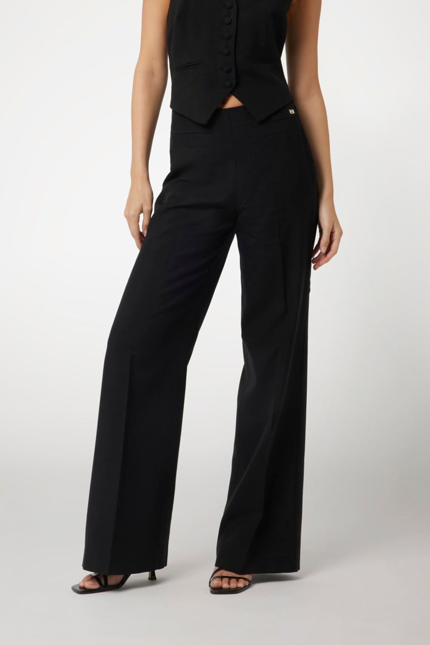 MARCIANO BY GUESS DANIELLE PANT JET BLACK 1