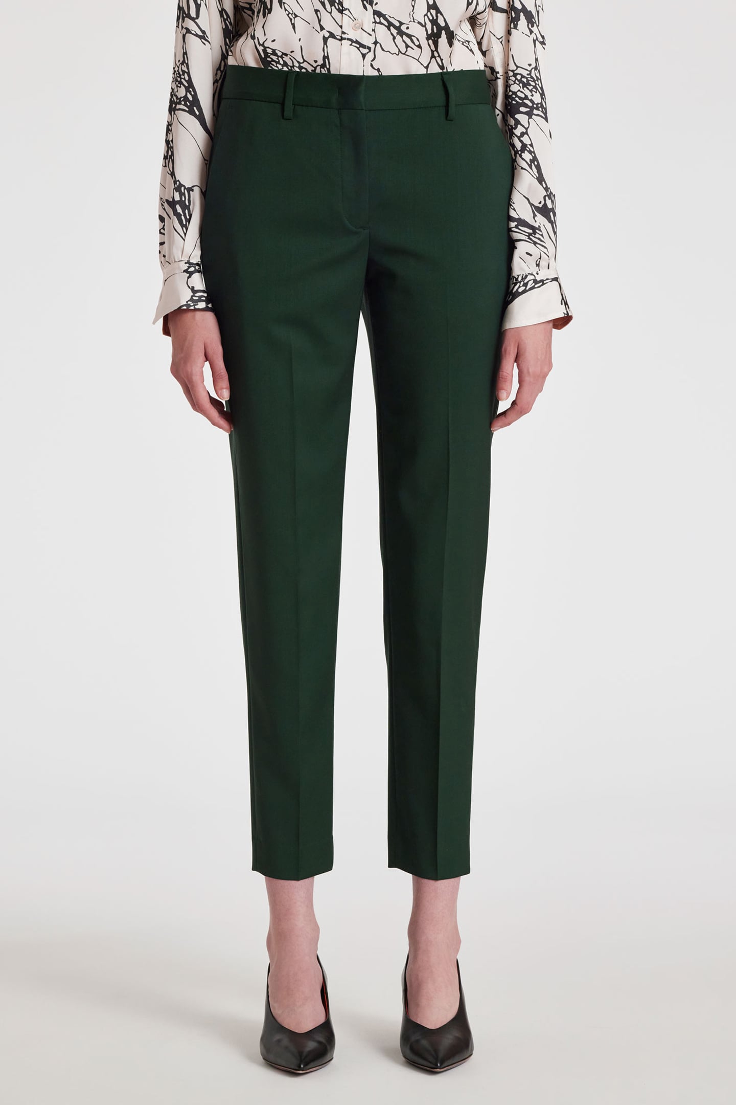 TROUSERS BOTTLE GREEN 1