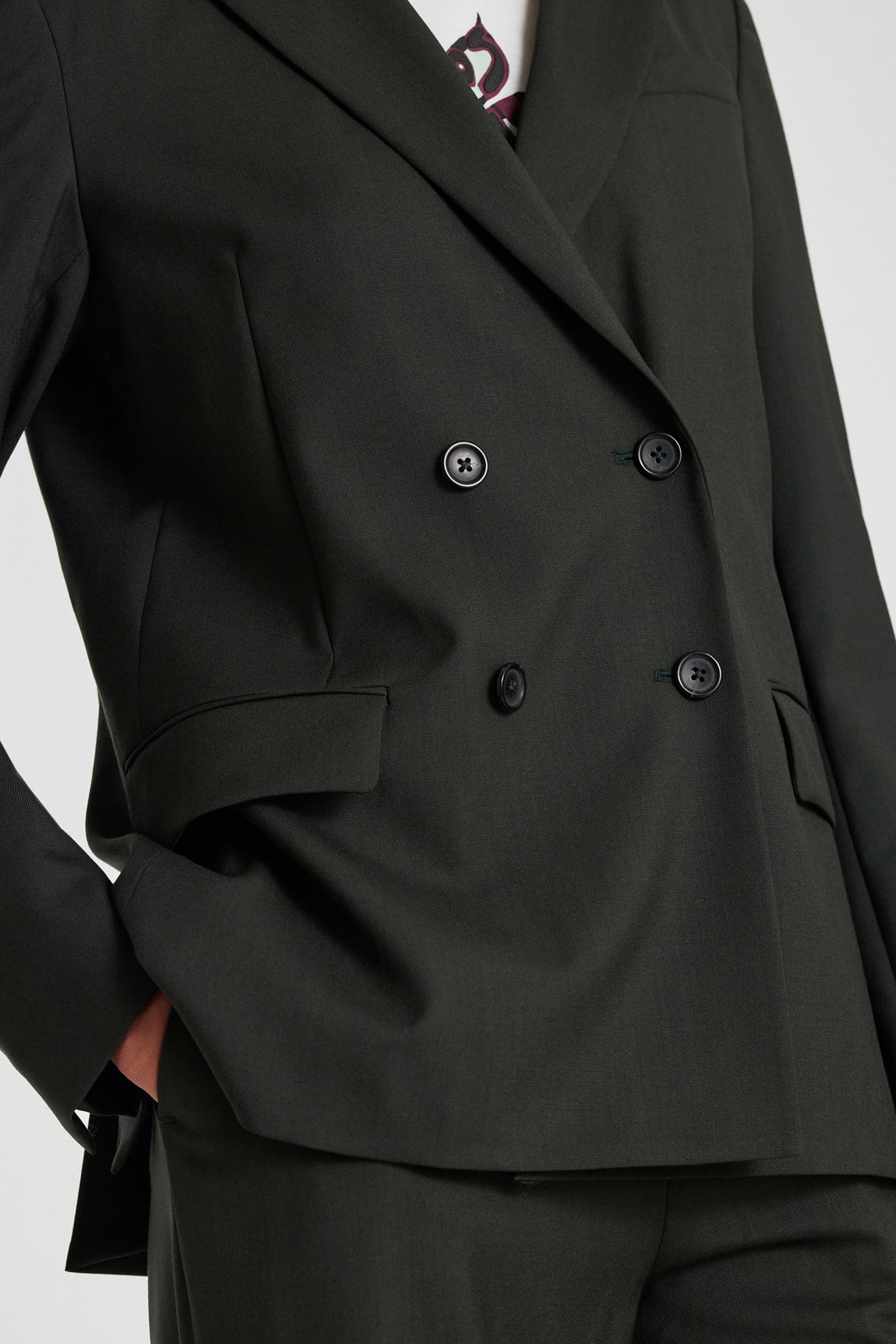WOMENS JACKET VERY DARK GREEN 5