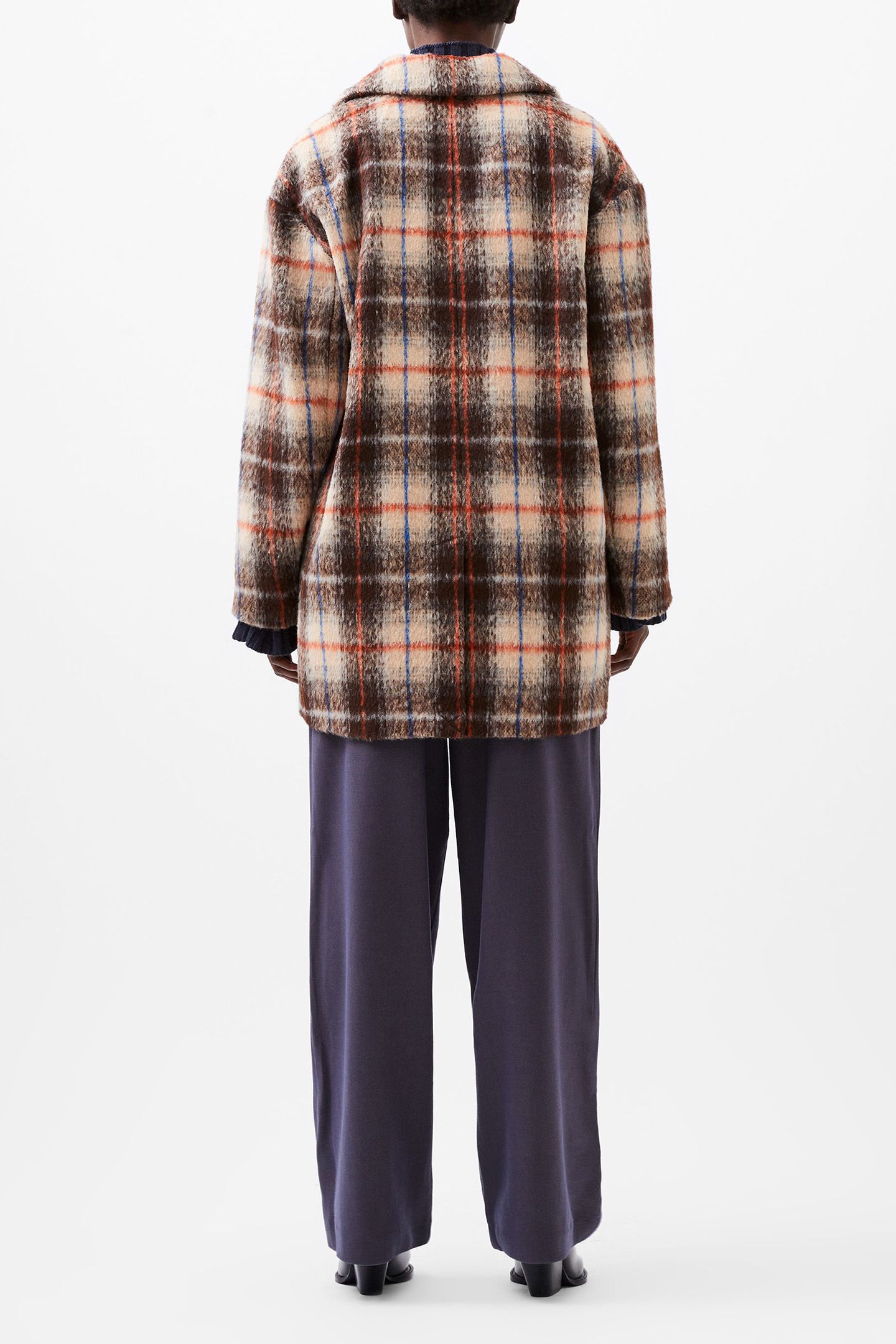 BLAKE CHECK COAT BLACK MULTI 2