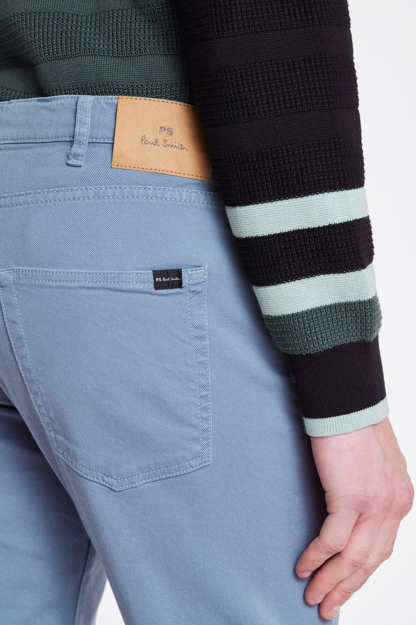 TAPERED FIT JEAN GREYISH BLUE 6