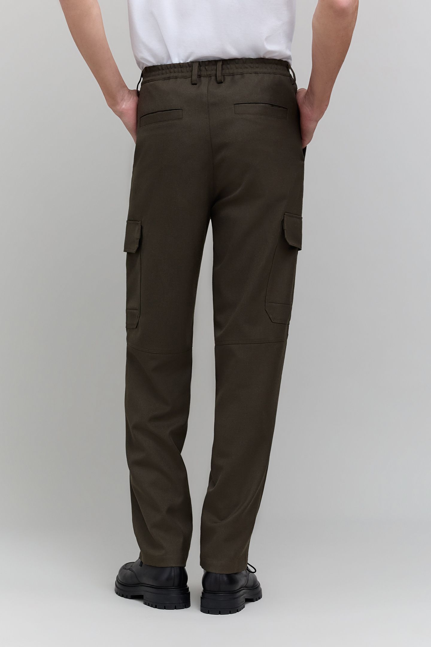 BATTLE DARK KHAKI TROUSERS 2