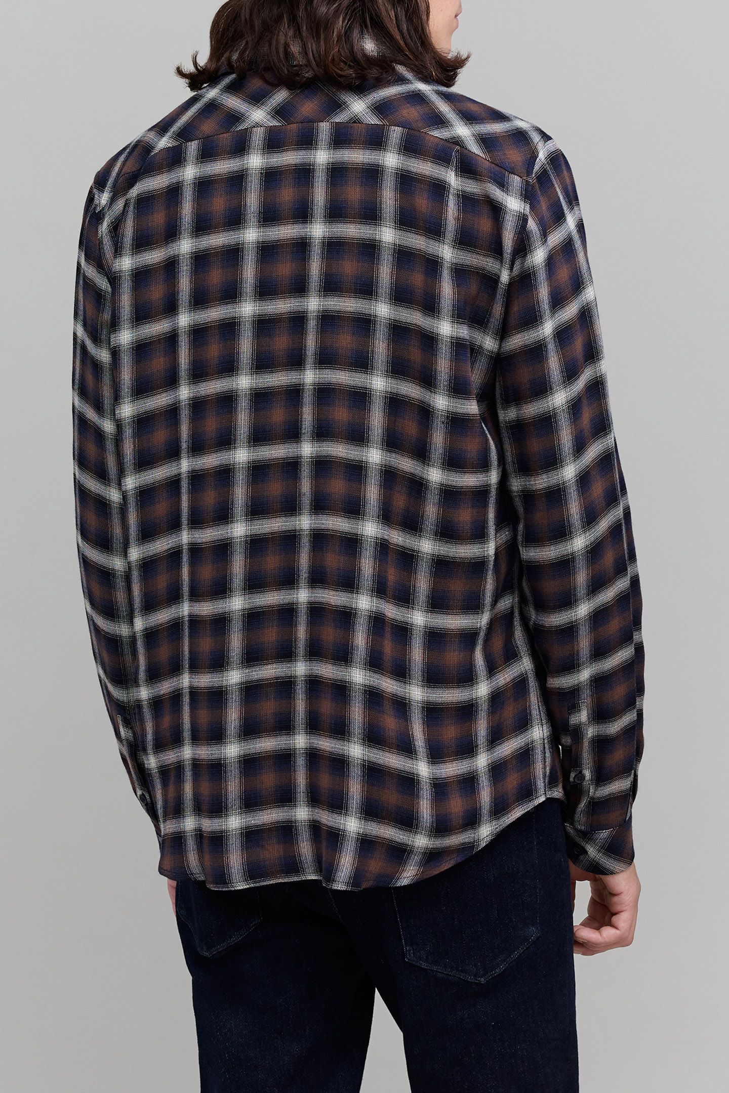 REGULAR CHOCOLATE PLAID SHIRT 2