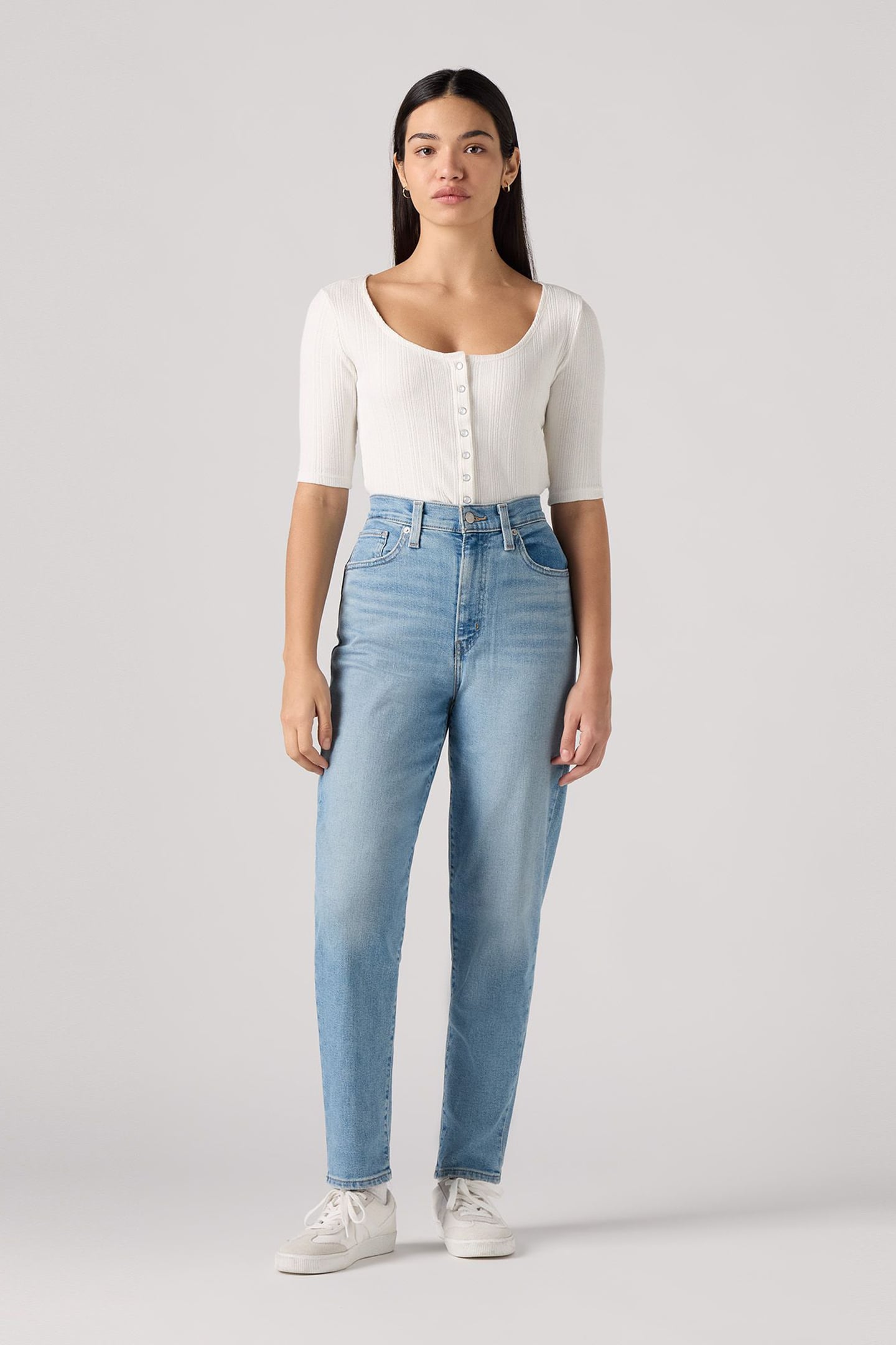 HIGH WAISTED MOM JEAN NOW YOU KNOW 1