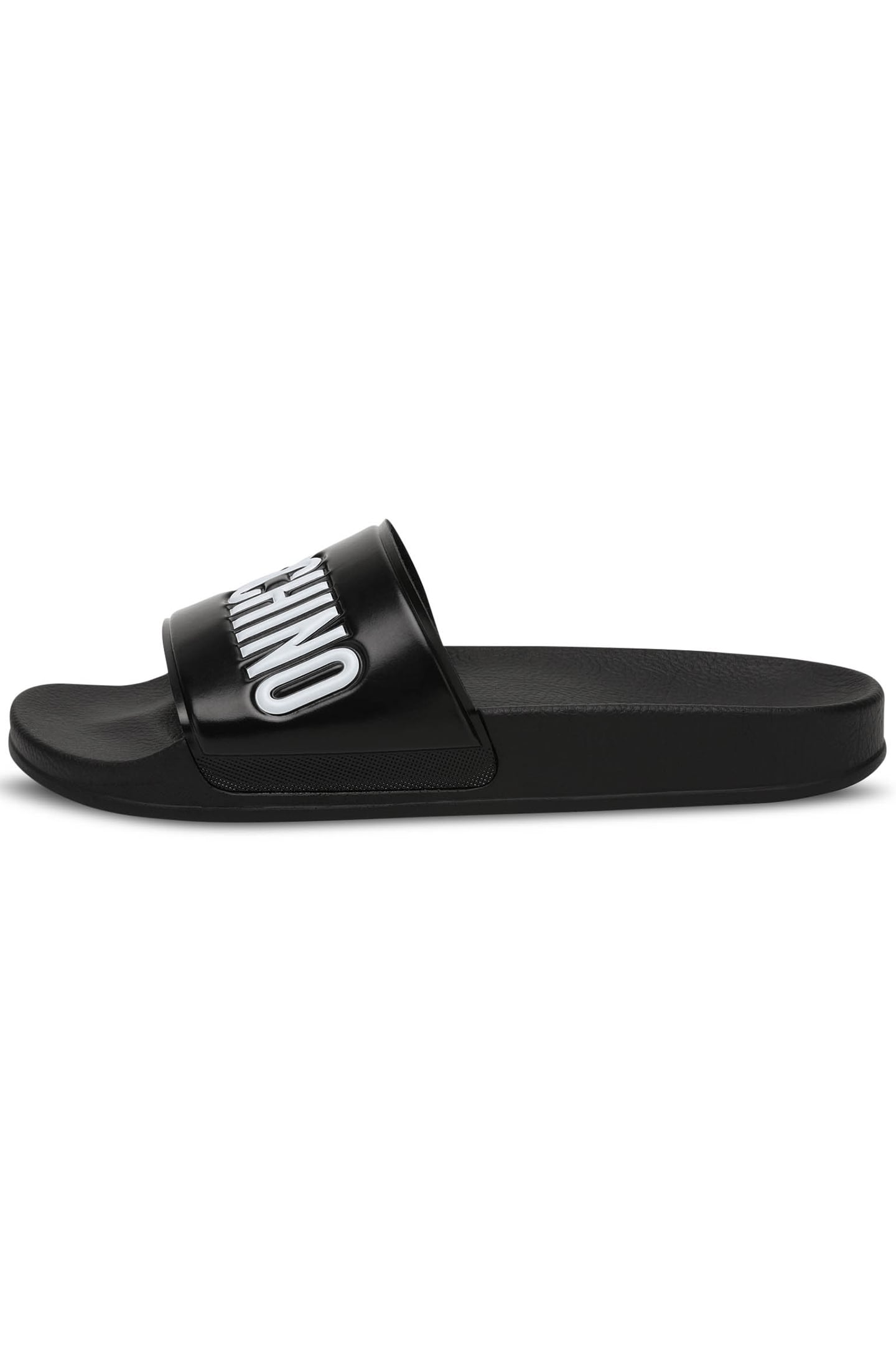 DOUBLE BOW CALFSKIN SANDALS BLACK 1