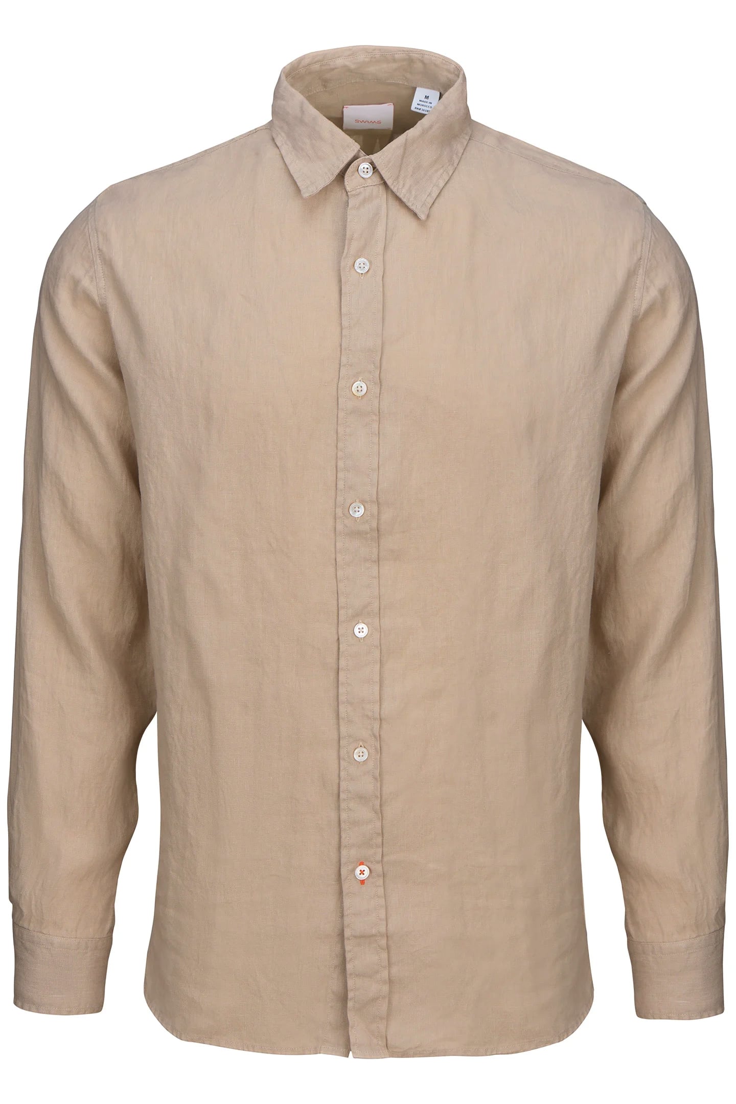 AMALFI LINEN SHIRT SAND DUNE 1