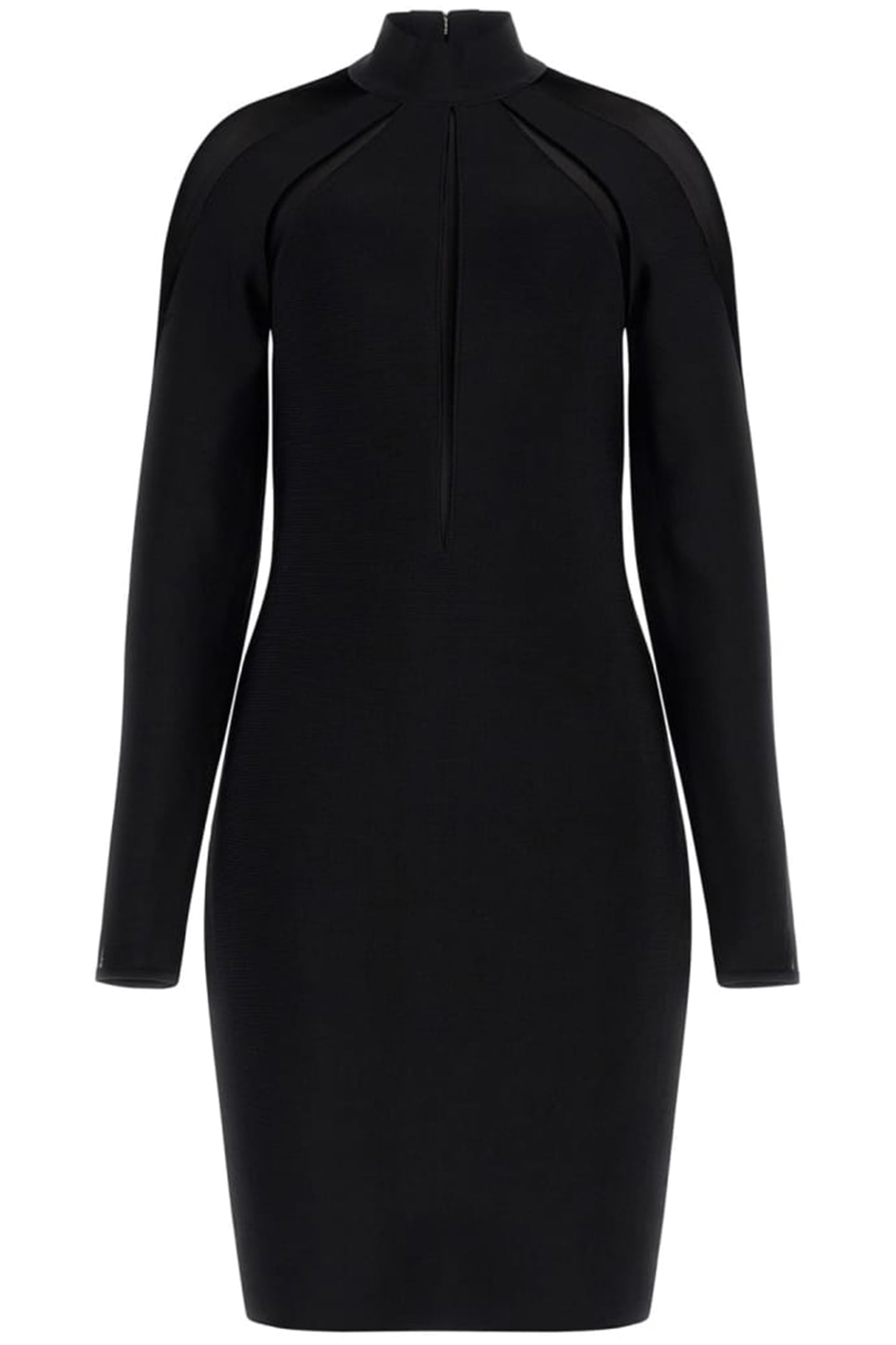 MARCIANO BY GUESS MOTION LS BANDAGE DR JET BLACK 4