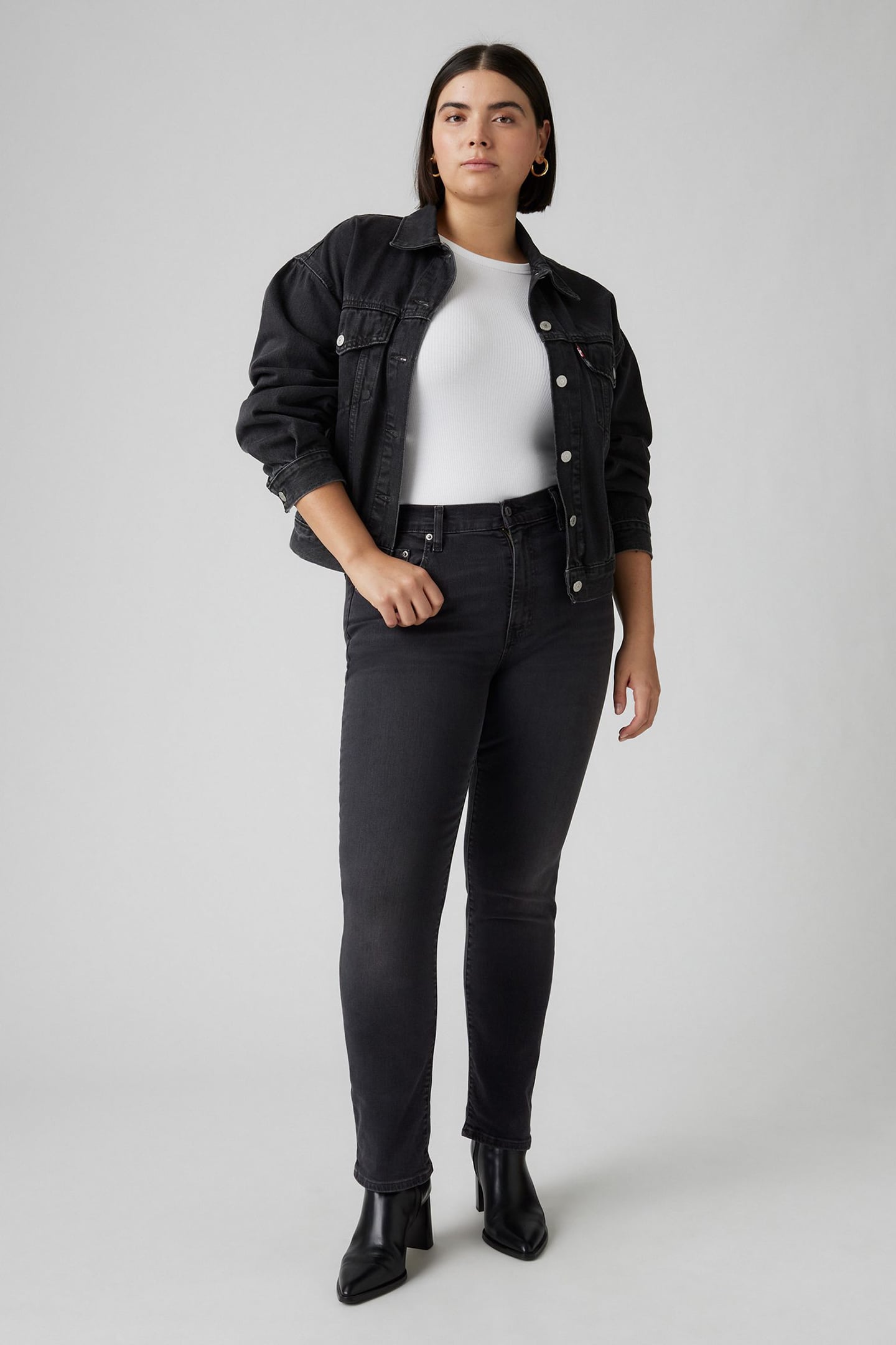 724 HIGH RISE STRAIGHT BLACK WORN IN 2