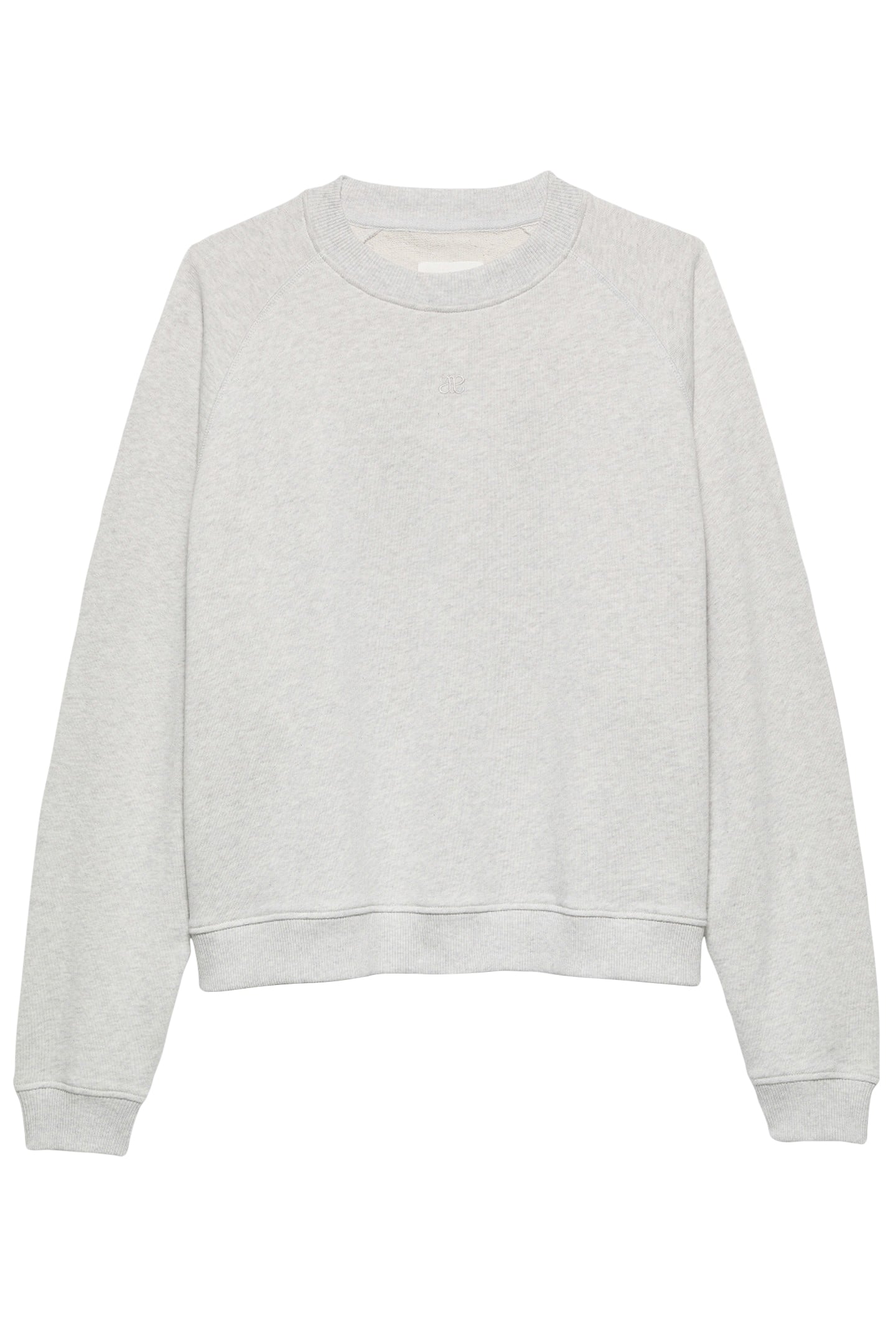 KORALIA LOGO SWEATER LIGHT GREY MELANGE 3