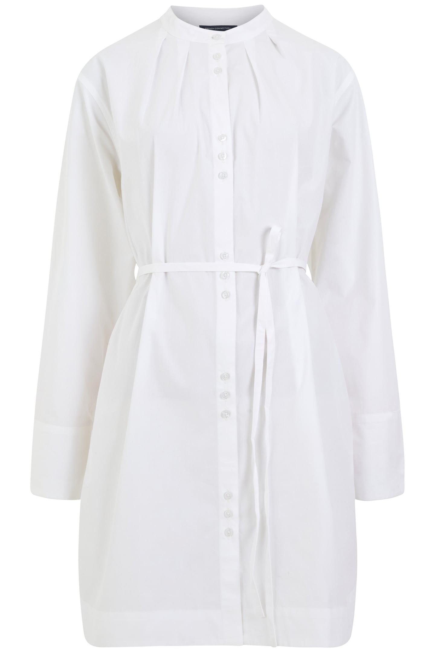 ALISSA COT WIDE SLV SHIRT DRES LINEN WHITE 3
