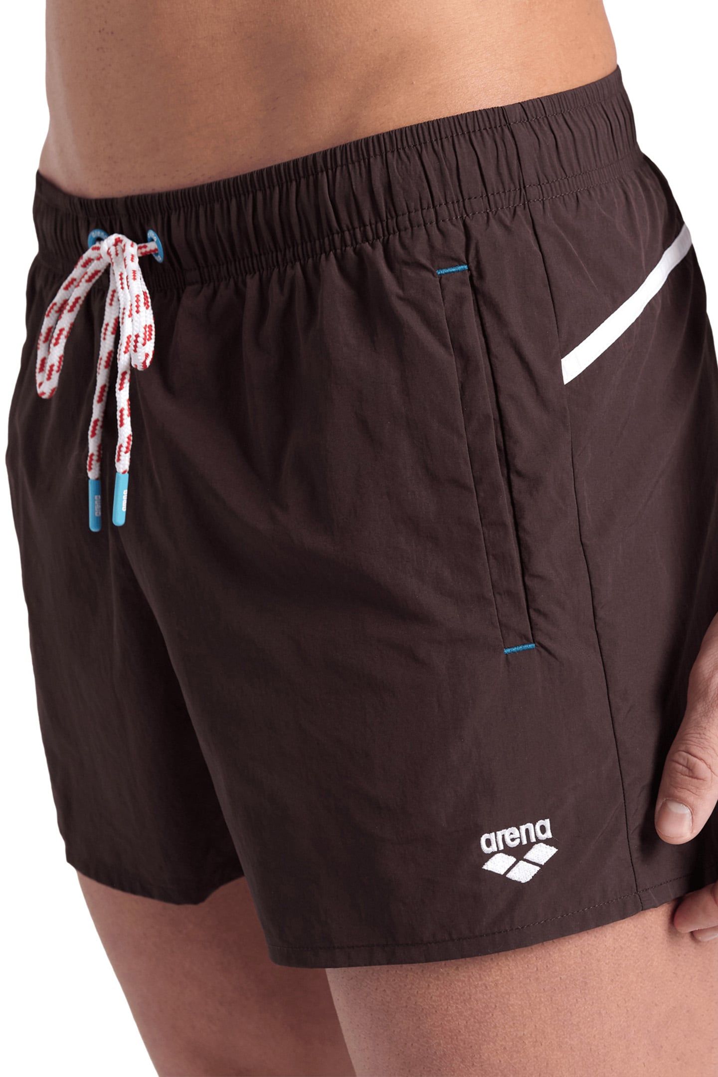 MEN'S ARENA PRO-FILE BEACH X-SHORT SEPIA-WHITE-SALMON PINK-C 4