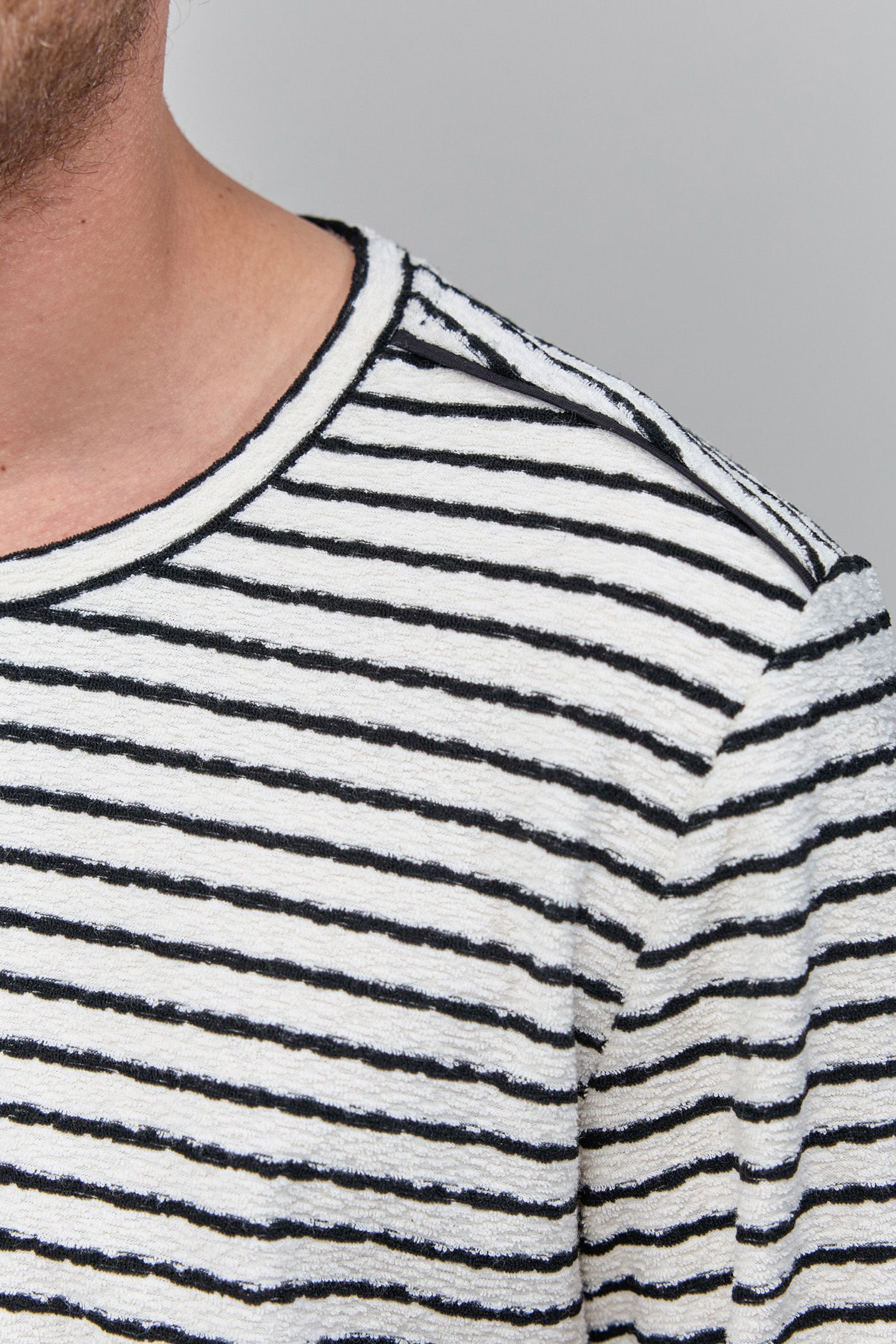 LONG-SLEEVED TERRY CLOTH SAILOR T-SHIRT 6
