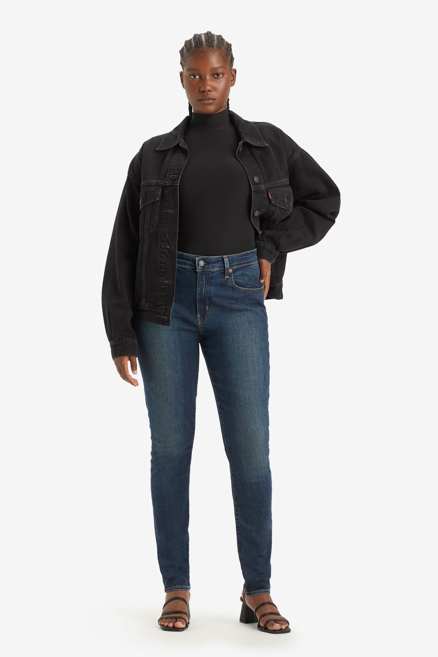 721 HIGH RISE SKINNY BLUE SWELL 4