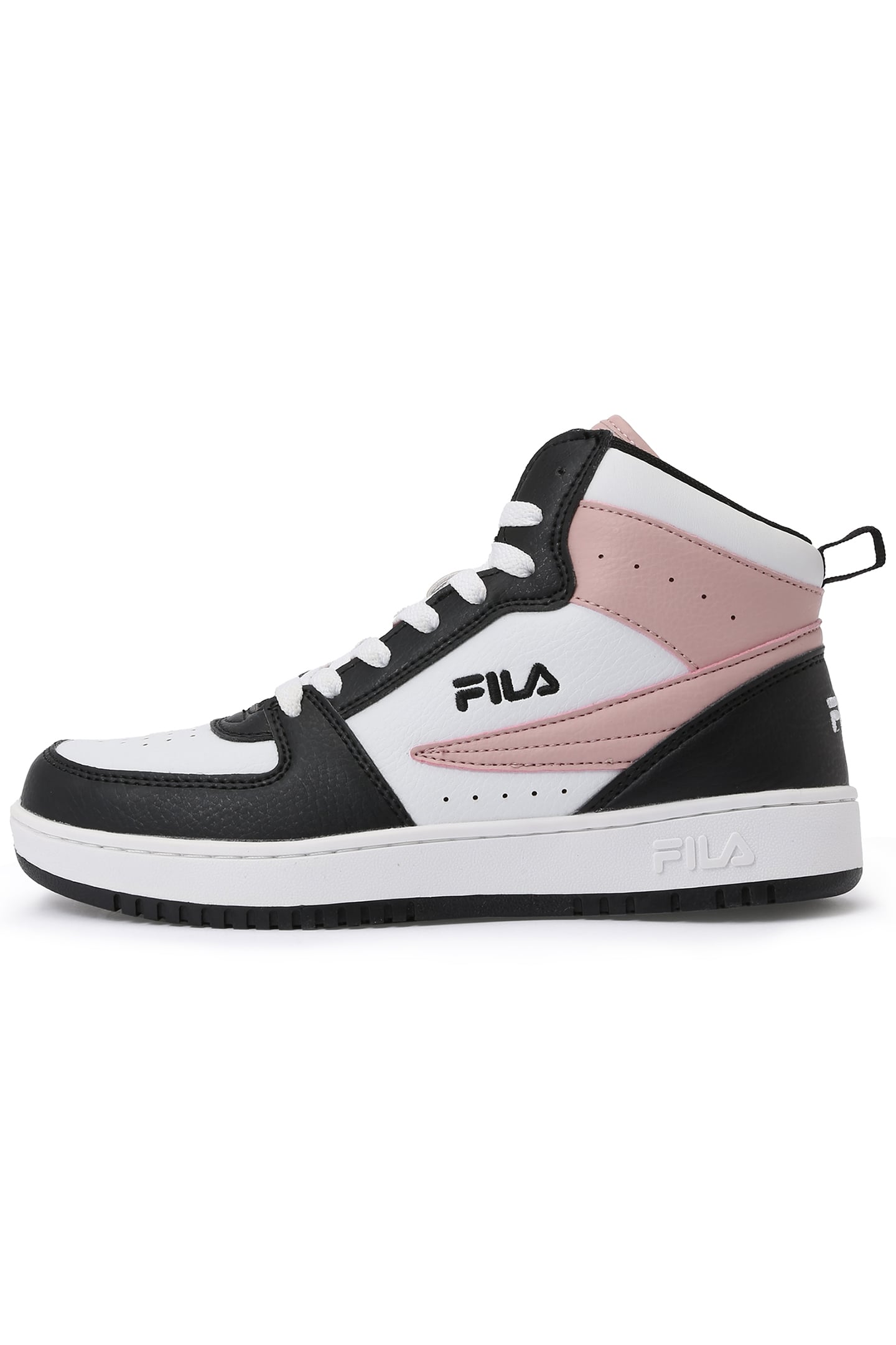 LEVANTO MID TEENS UNISEX WHITE-BLACK-PALE MAUVE 1