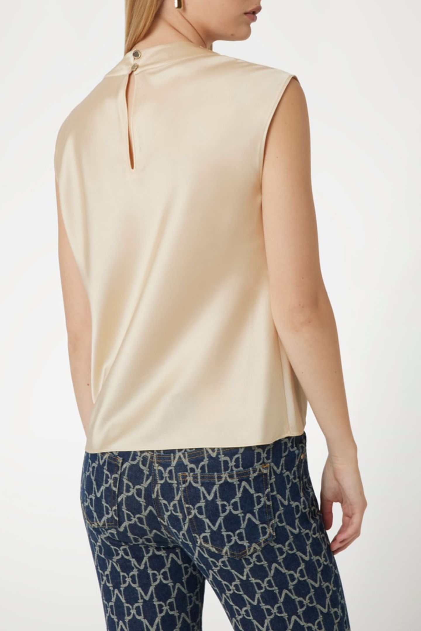 MARCIANO BY GUESS JOSETTE SS BLOUSE CALM SANDS 2