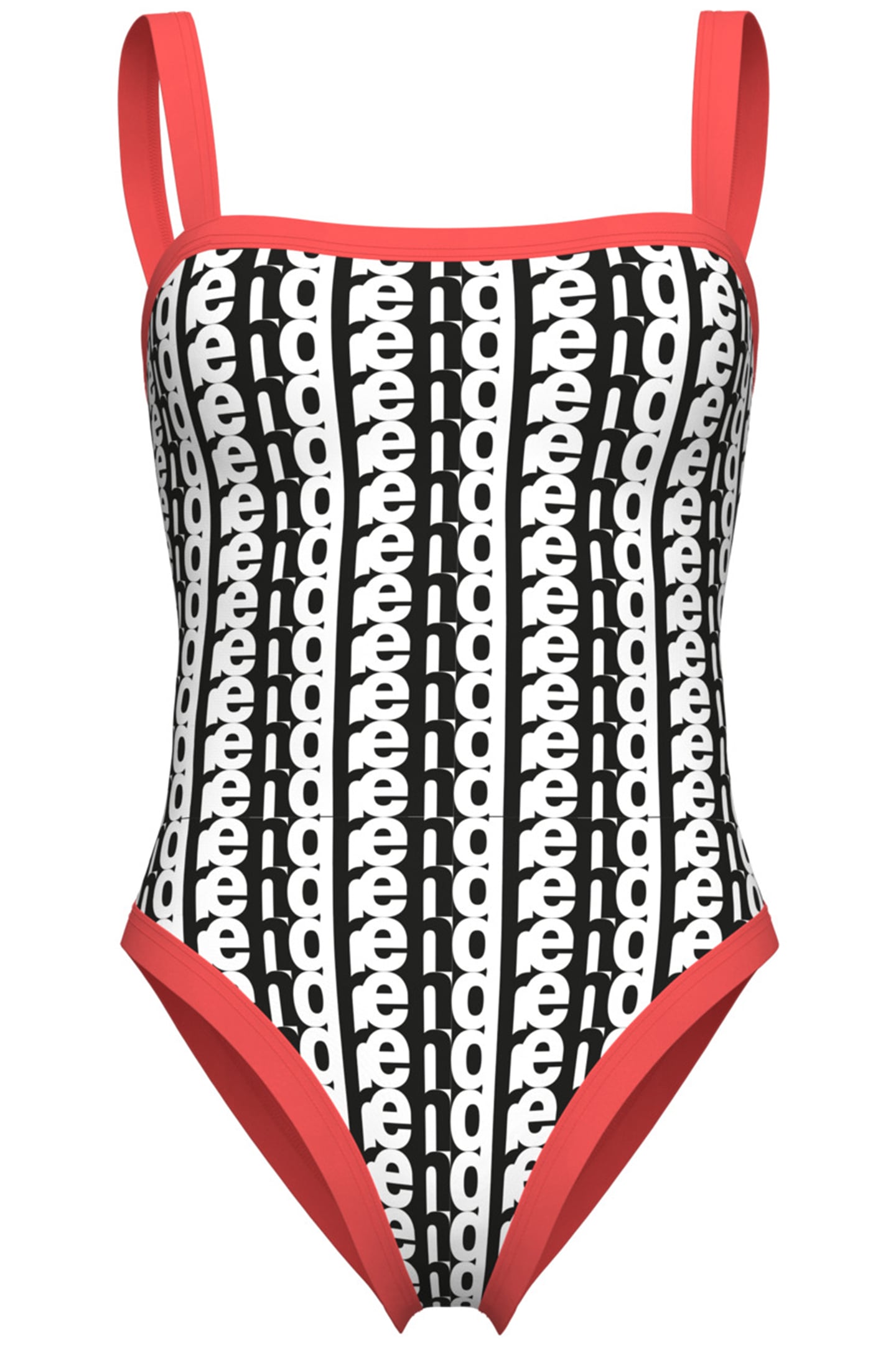 WOMEN'S ARENA MONOGRAM SWIMSUIT U BACK WHITE MULTI-CALYPSO C 4