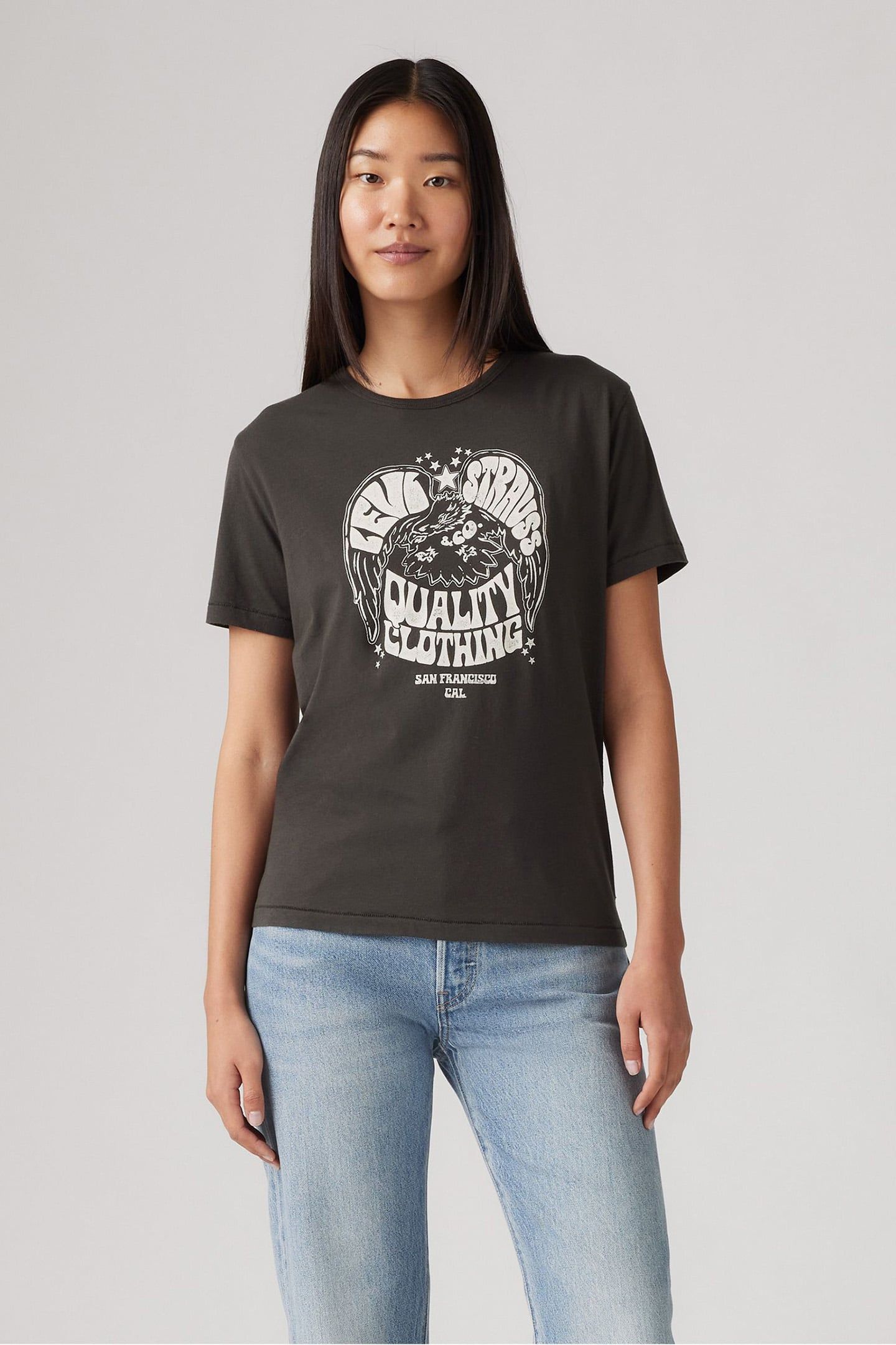 GRAPHIC ICONIC TEE EAGLE TEE PIRATE BLACK 1