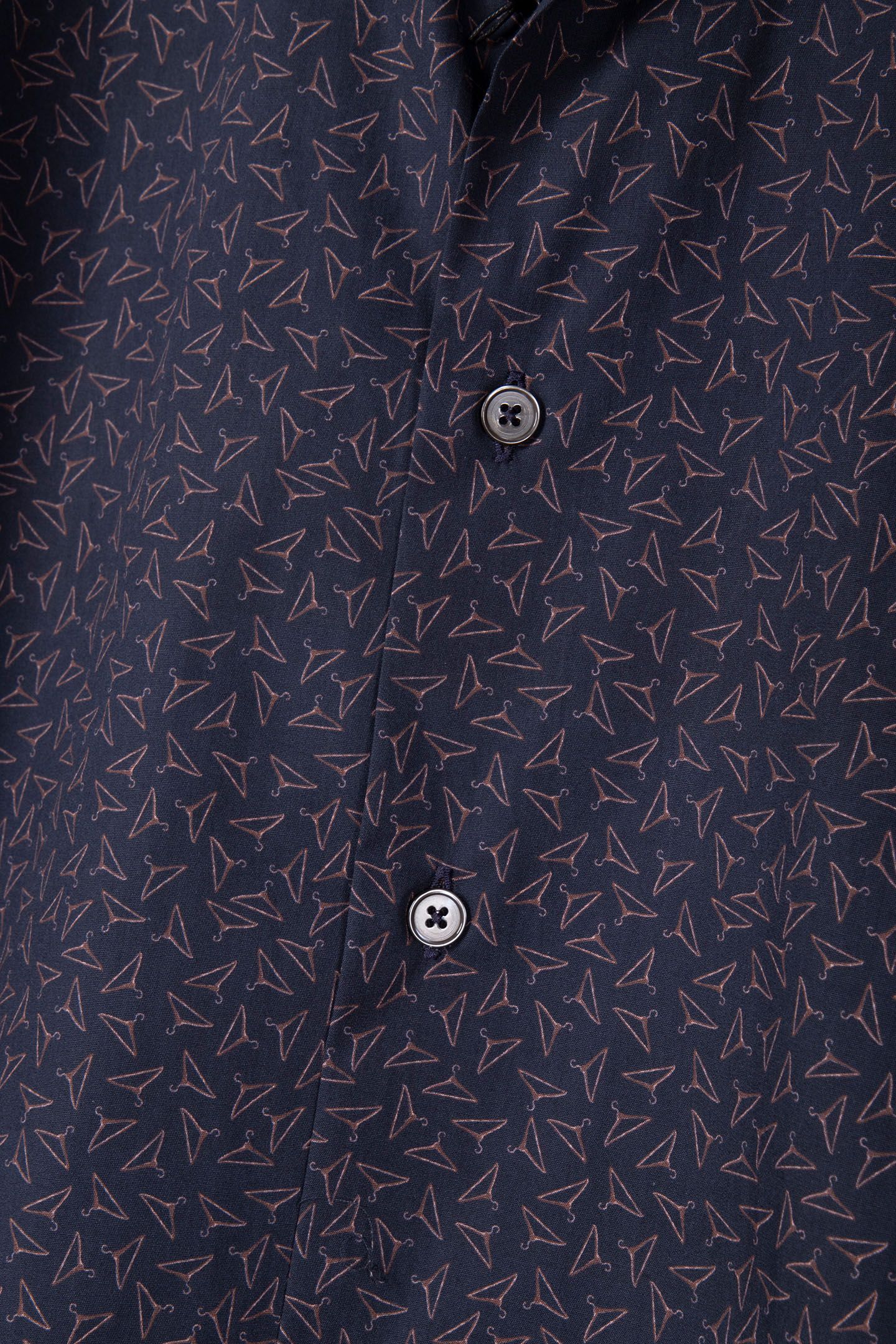 S/C TAILORED FIT SHIRT NAVY 4