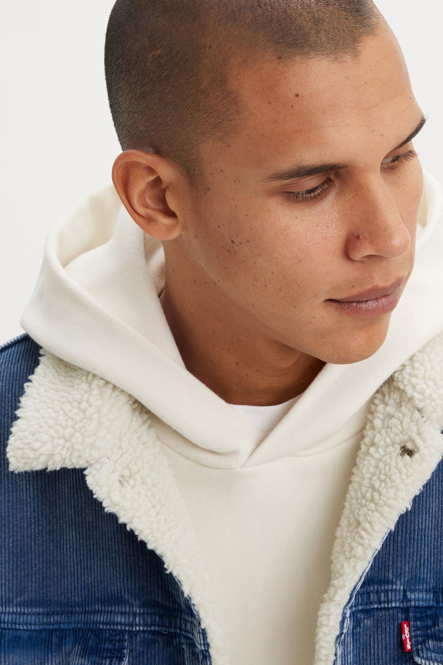 RELAXED FIT SHERPA TRKR BLUE SPRING CORD 5