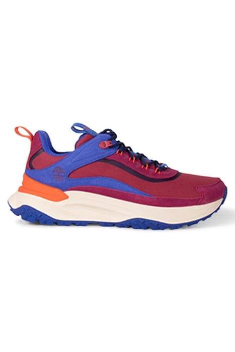 MOTION ACCESS LOW LACE UP WATERPROOF SNEAKER DARK PINK MESH 1