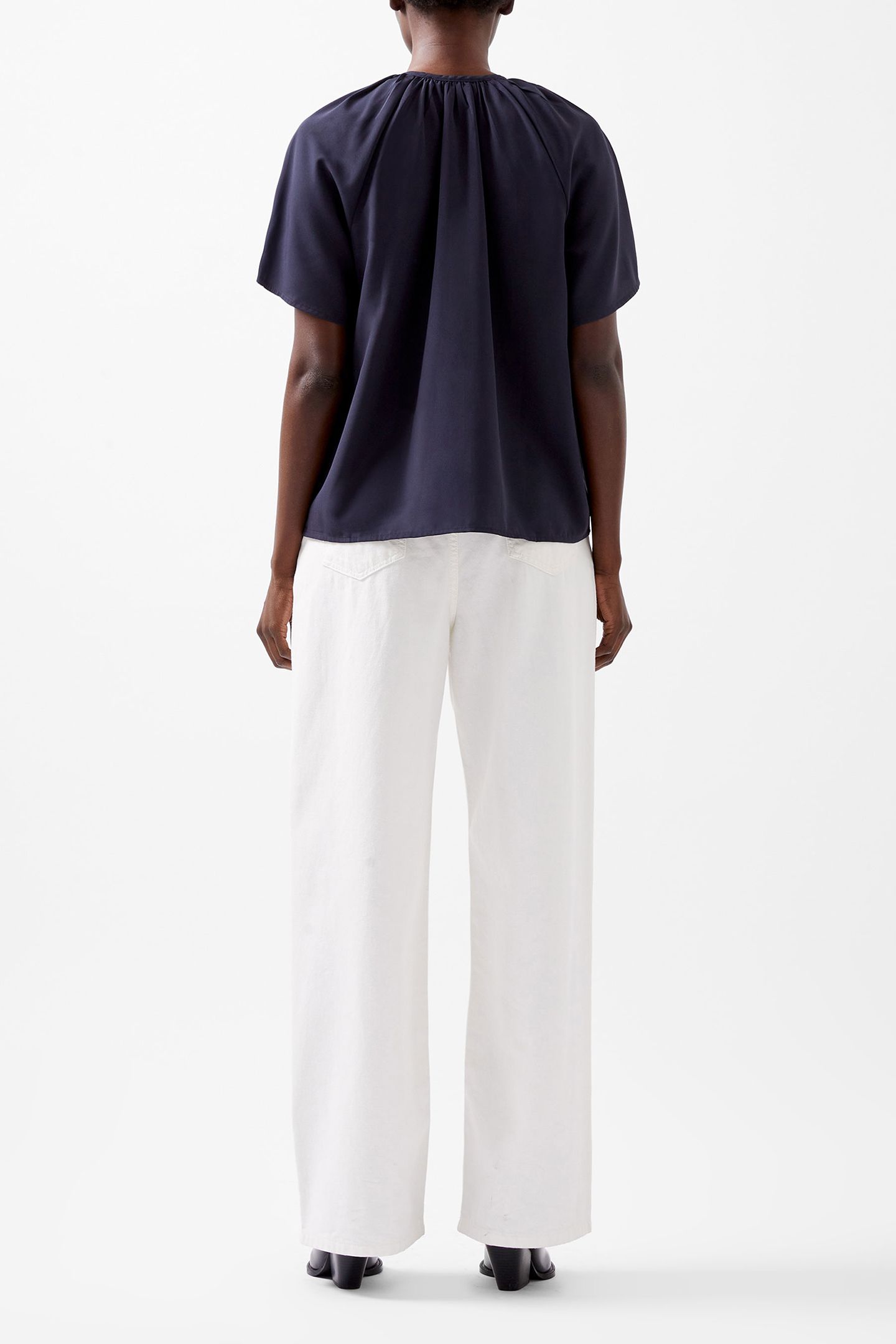 CAPRIANA CREPE LIGHT TOP MARINE 3