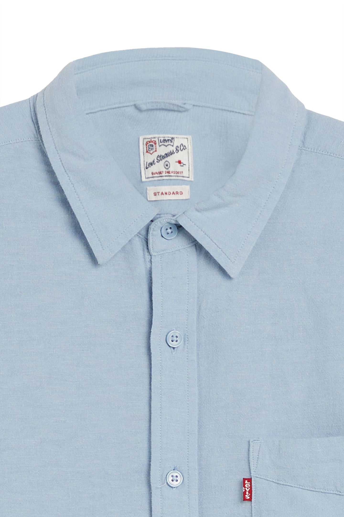 SUNSET 1 POCKET STANDARD CHAMBRAY BLUE 7