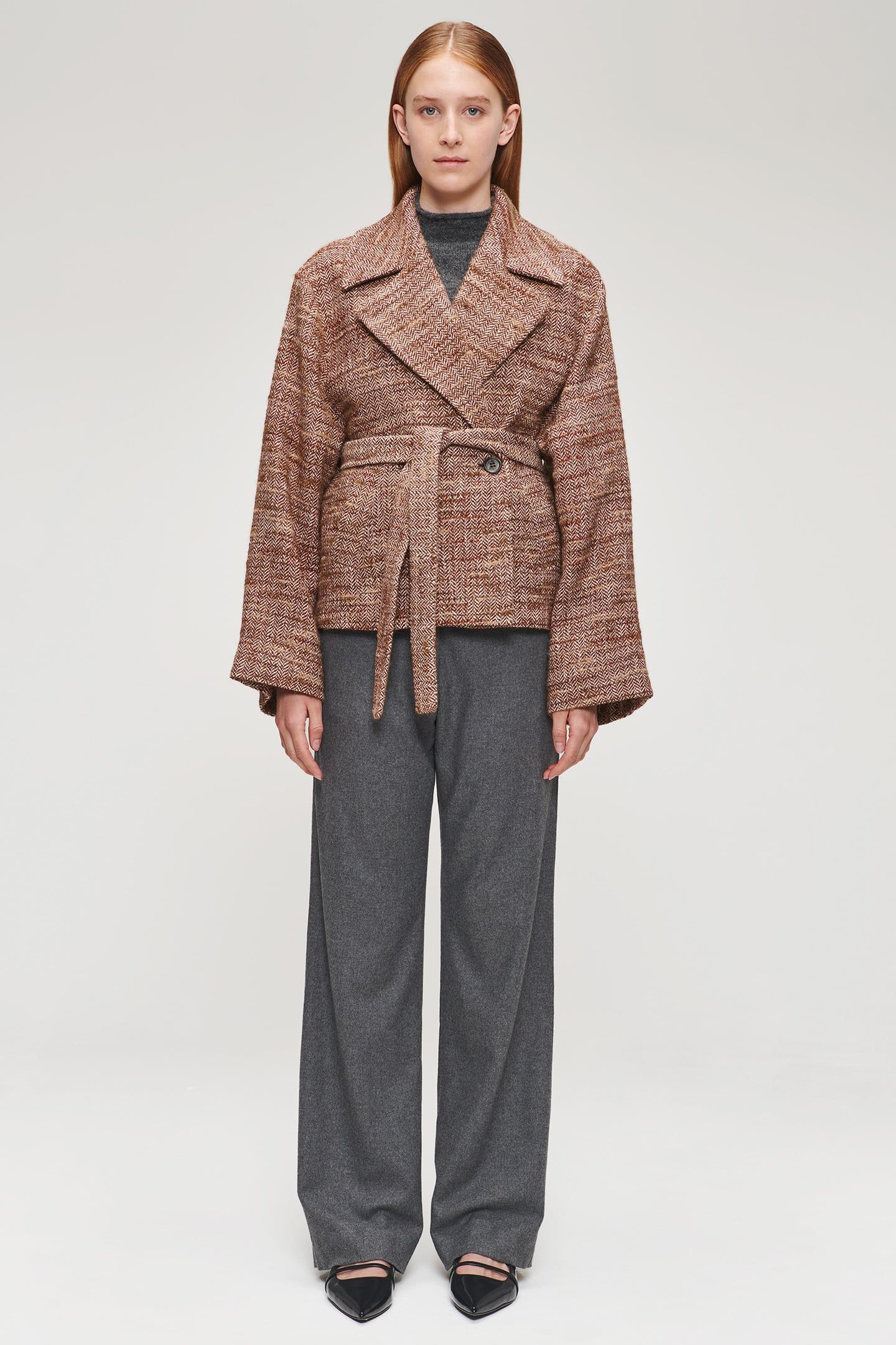 COTTON WOOL SHORT COAT HAZEL 6