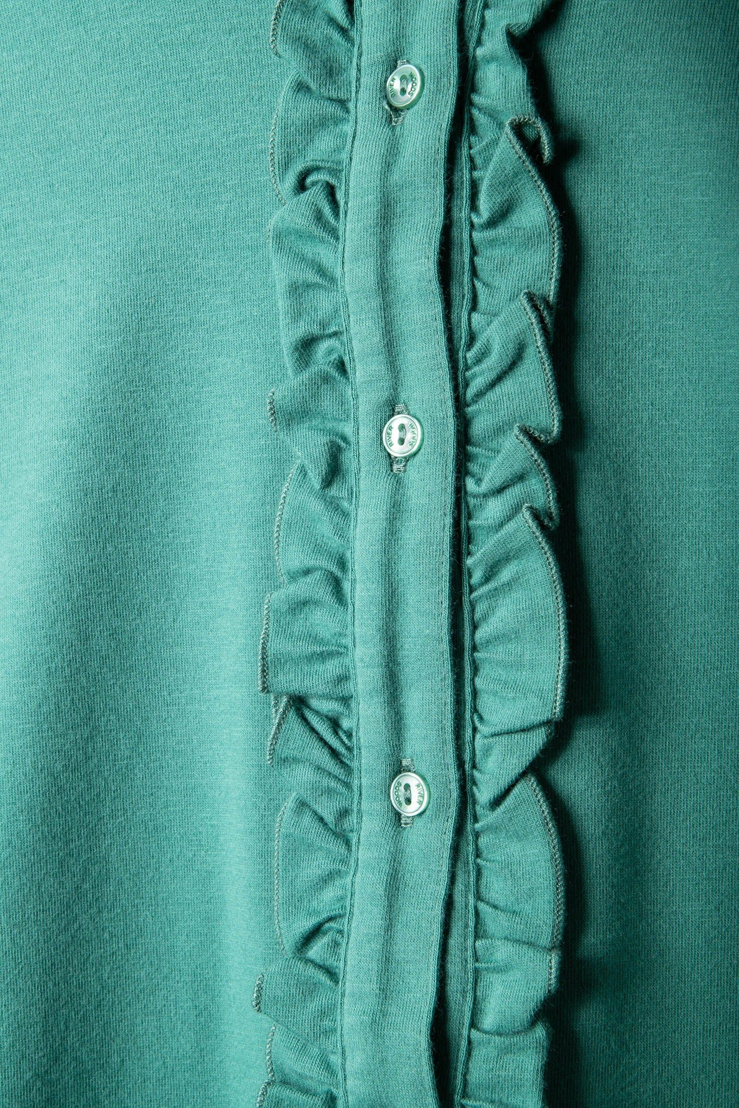 MOCK NECK SHIRT LS + FRILLS 4