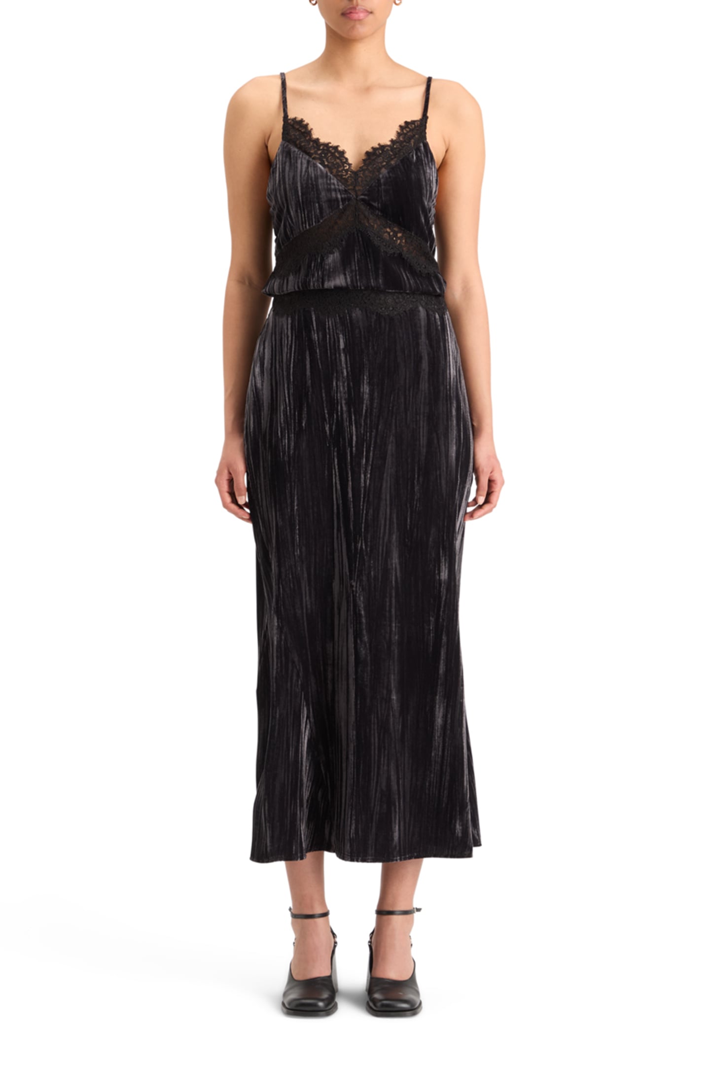 VELVET TANK TOP EVENING BLACK 3