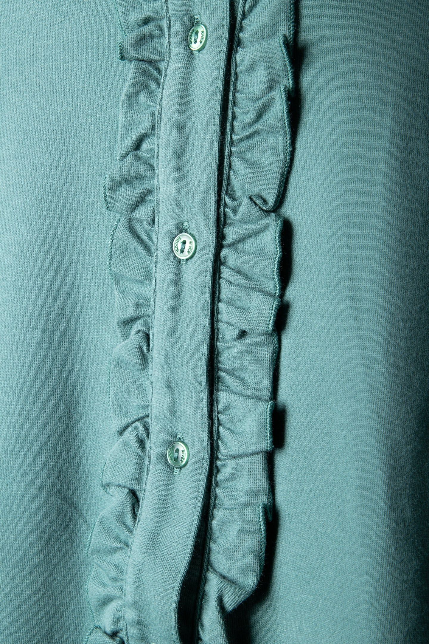 MOCK NECK SHIRT LS + FRILLS 4