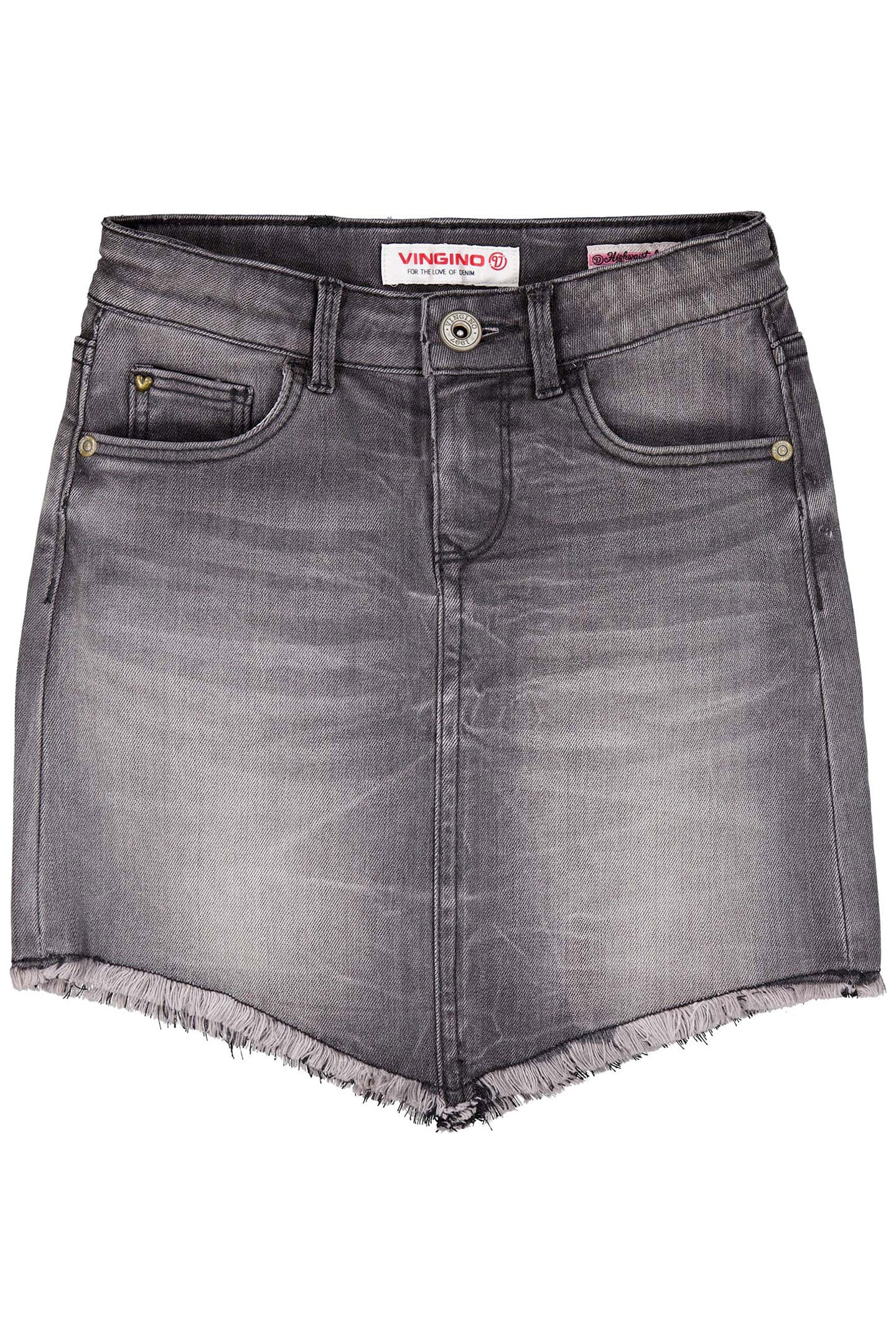 GIRL'S DANIQUE EF21 MIDI SKIRT GREY VINTAGE 1