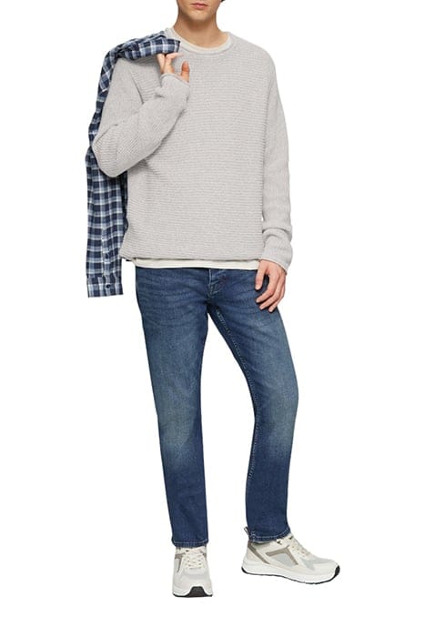 S.OLIVER-QS PULLOVER LIGHT GREY 2
