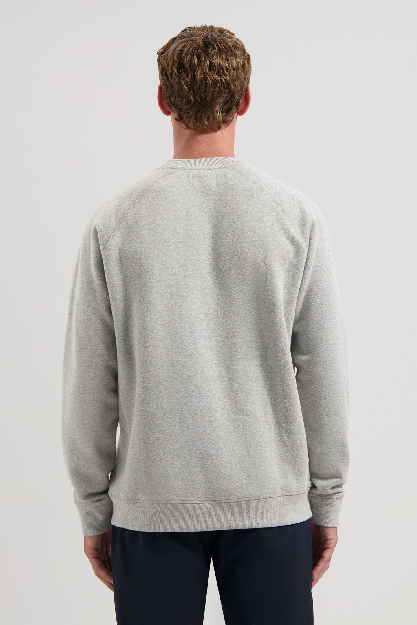 DS_SAMMY CREW PEACH SWEAT GREY MELANGE 2