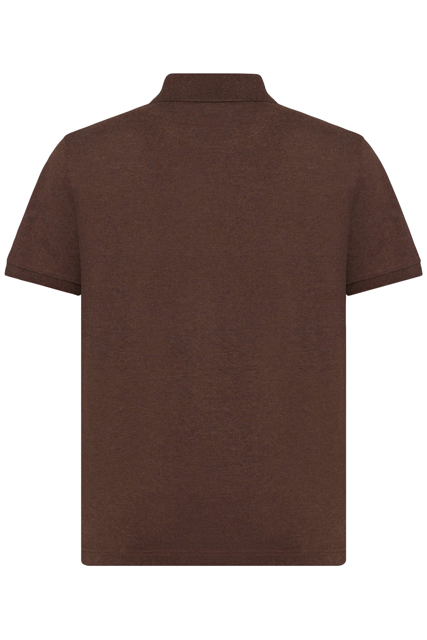 NICKYSI POCKET POLO BROWN BARK MELANGE 4