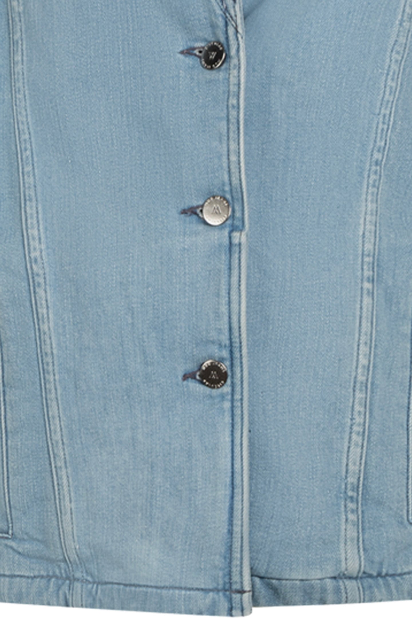 UNNI DENIM VEST STONE DENIM BLUE 6