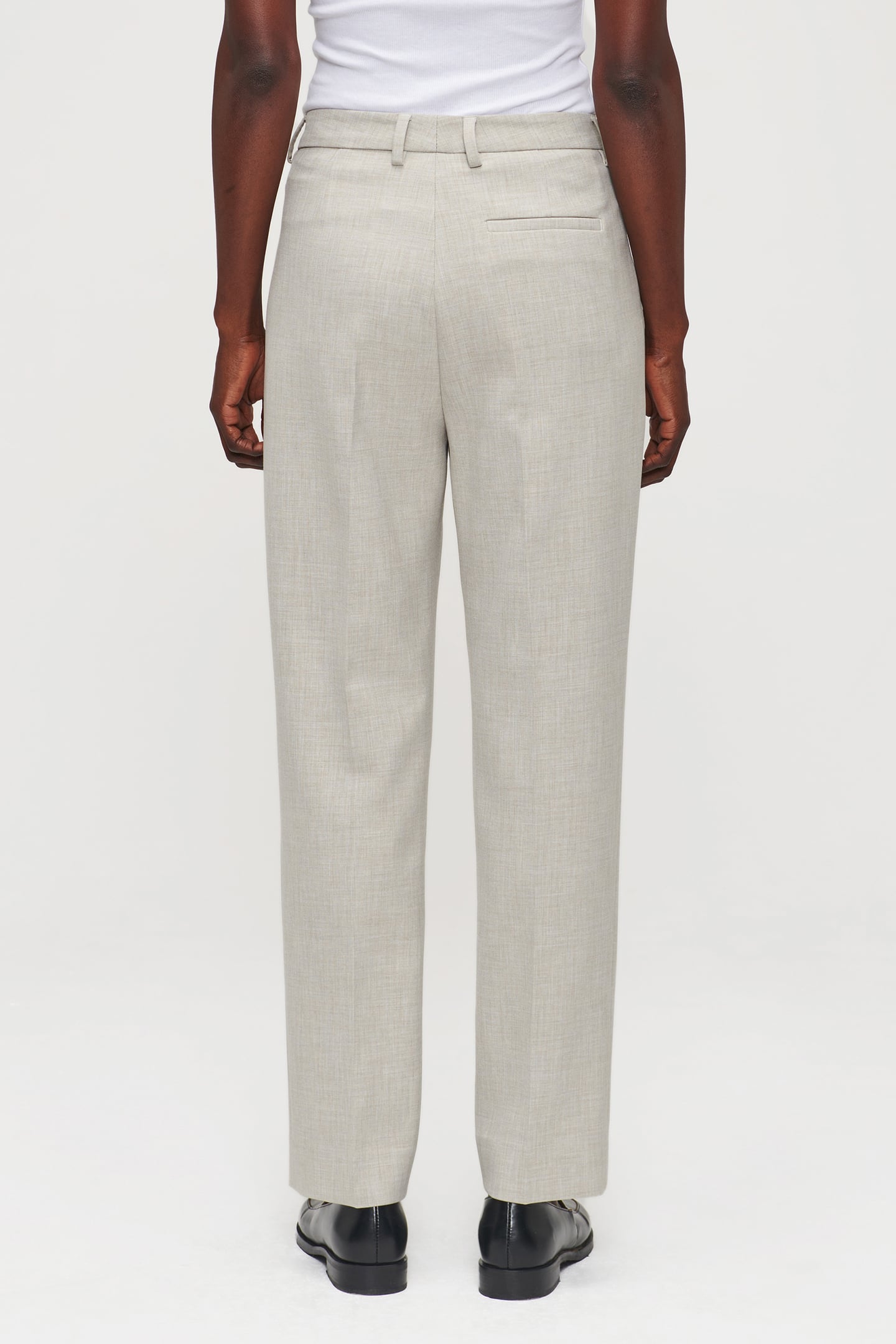 CROPPED CLASSIC PANTS GREIGE 2