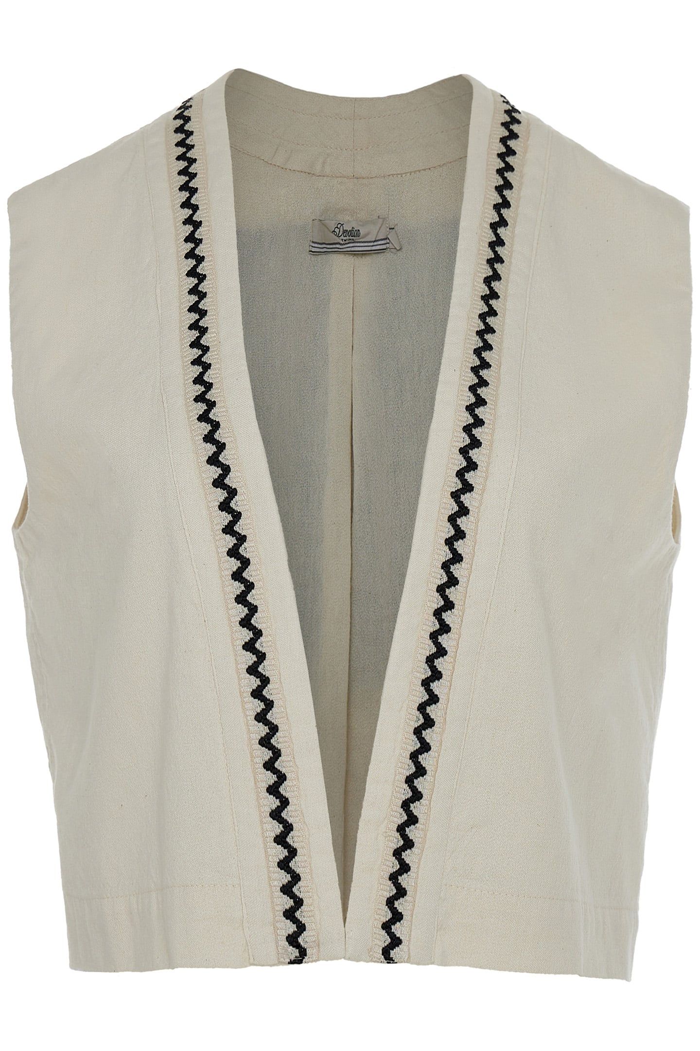 AGATHIST VEST OFFW-BLACK 1