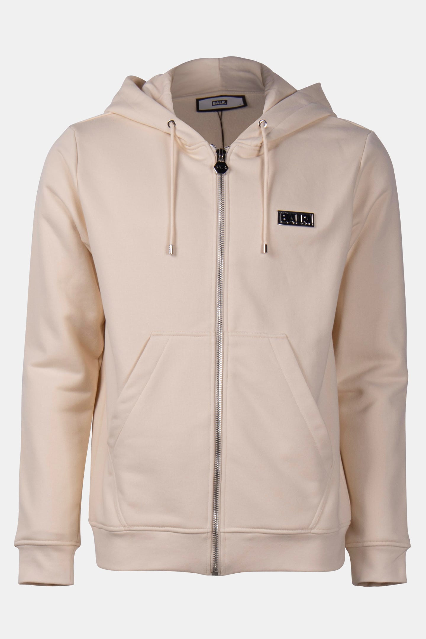 B-SERIES ZIP-THROUGH HOODIE WHITE SWAN 4
