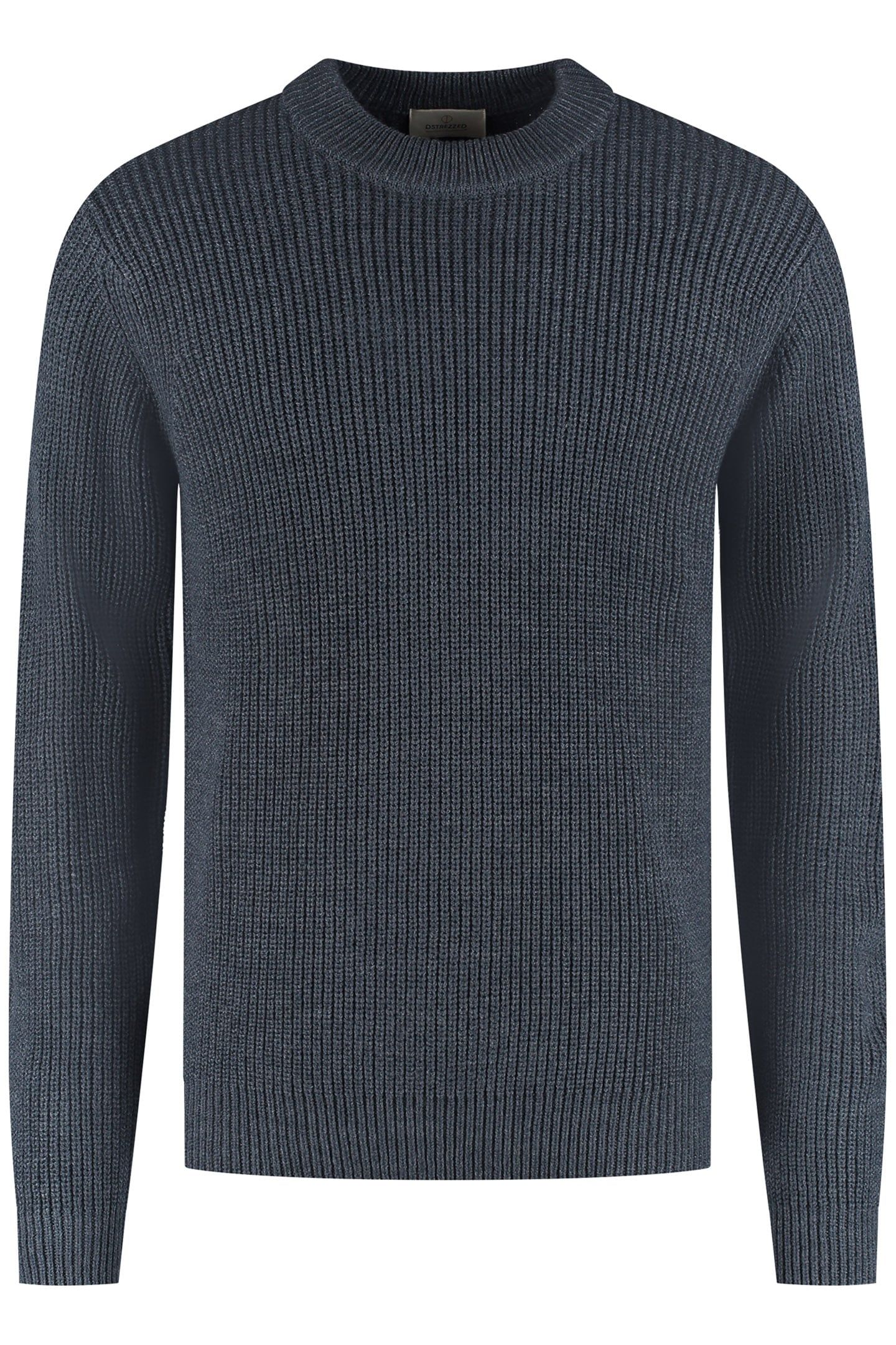 DS-CREW RIBKNIT DK. NAVY 4