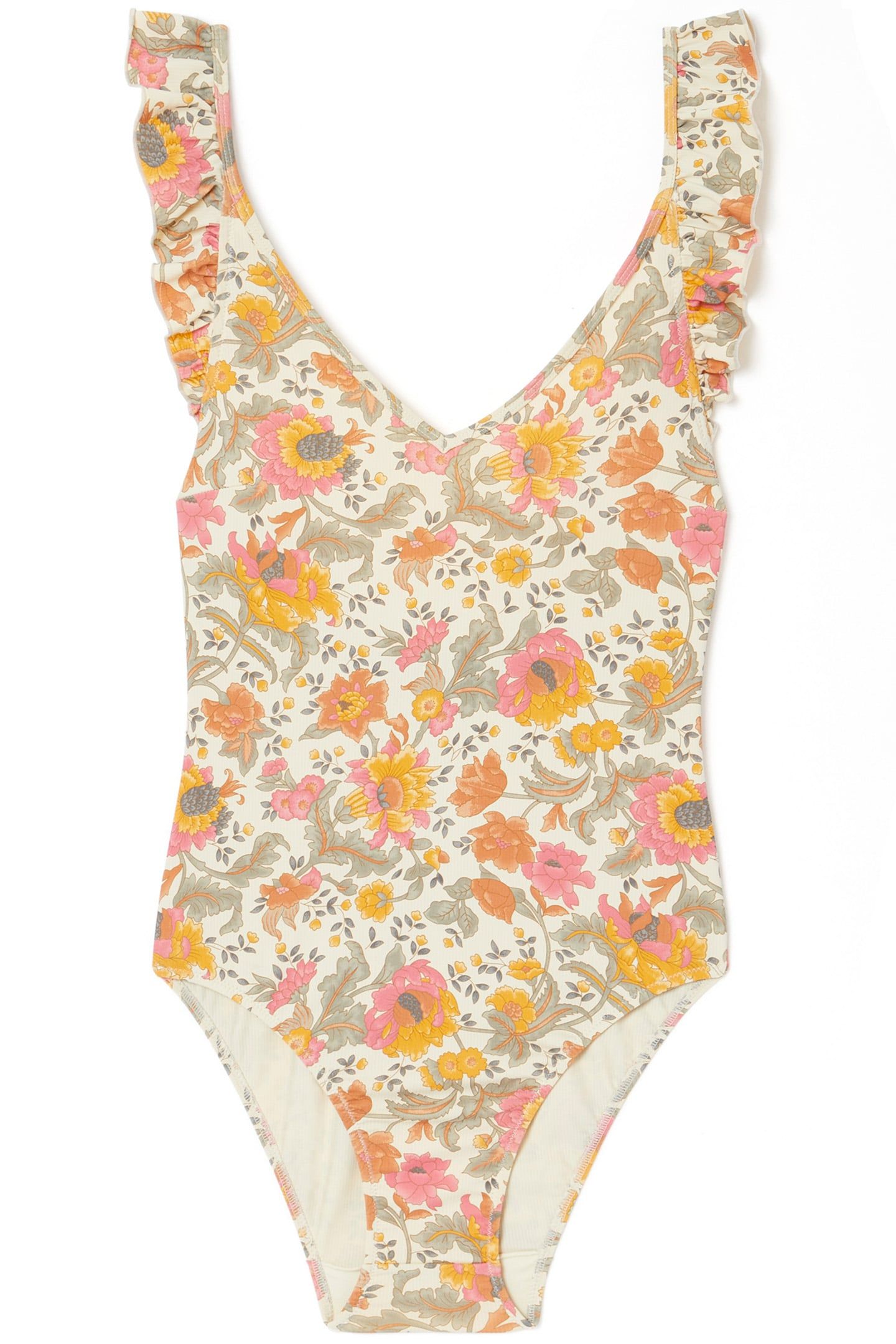 BATHING SUIT REVA RAINBOW FLOWERS 1