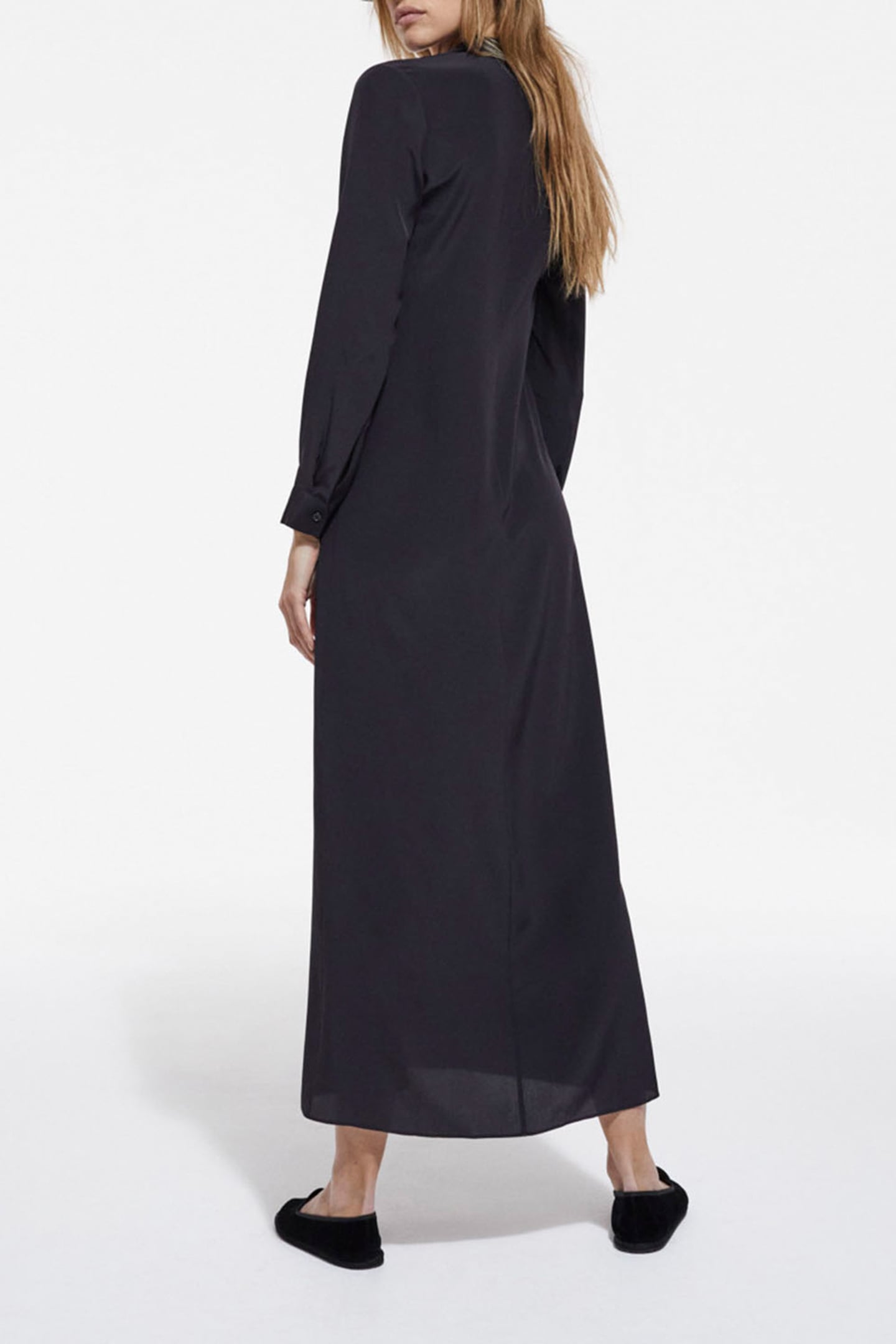 CDC SILK DRESS BLACK 2