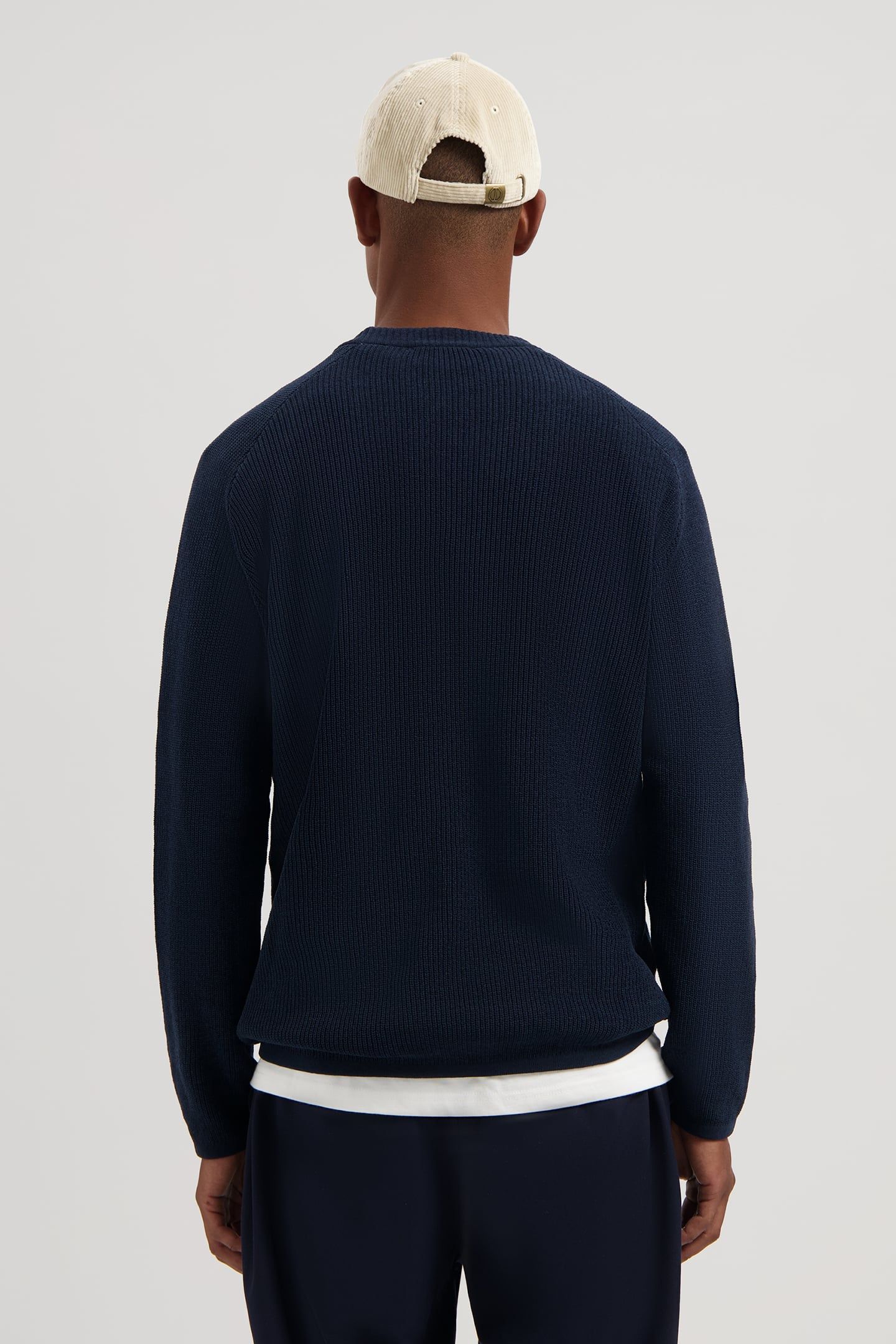 DS-CHENILLE CREWNECK DK. NAVY 2