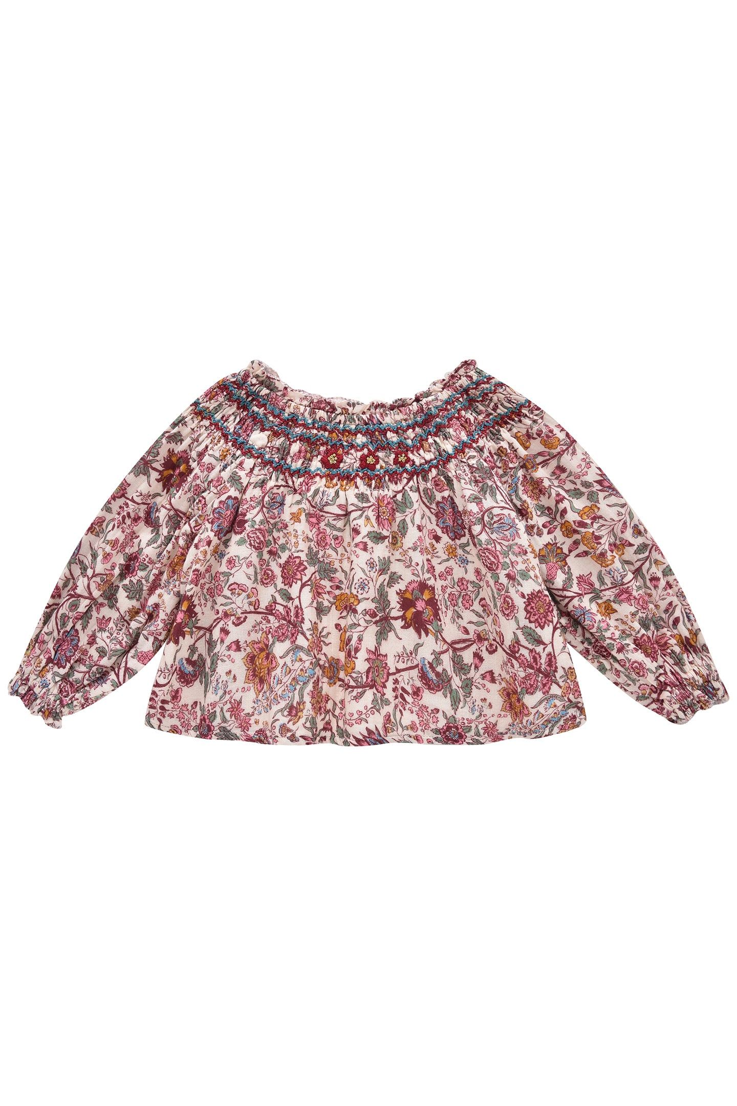 BLOUSE ELECTRA CREAM SAVAGE GARDEN 1