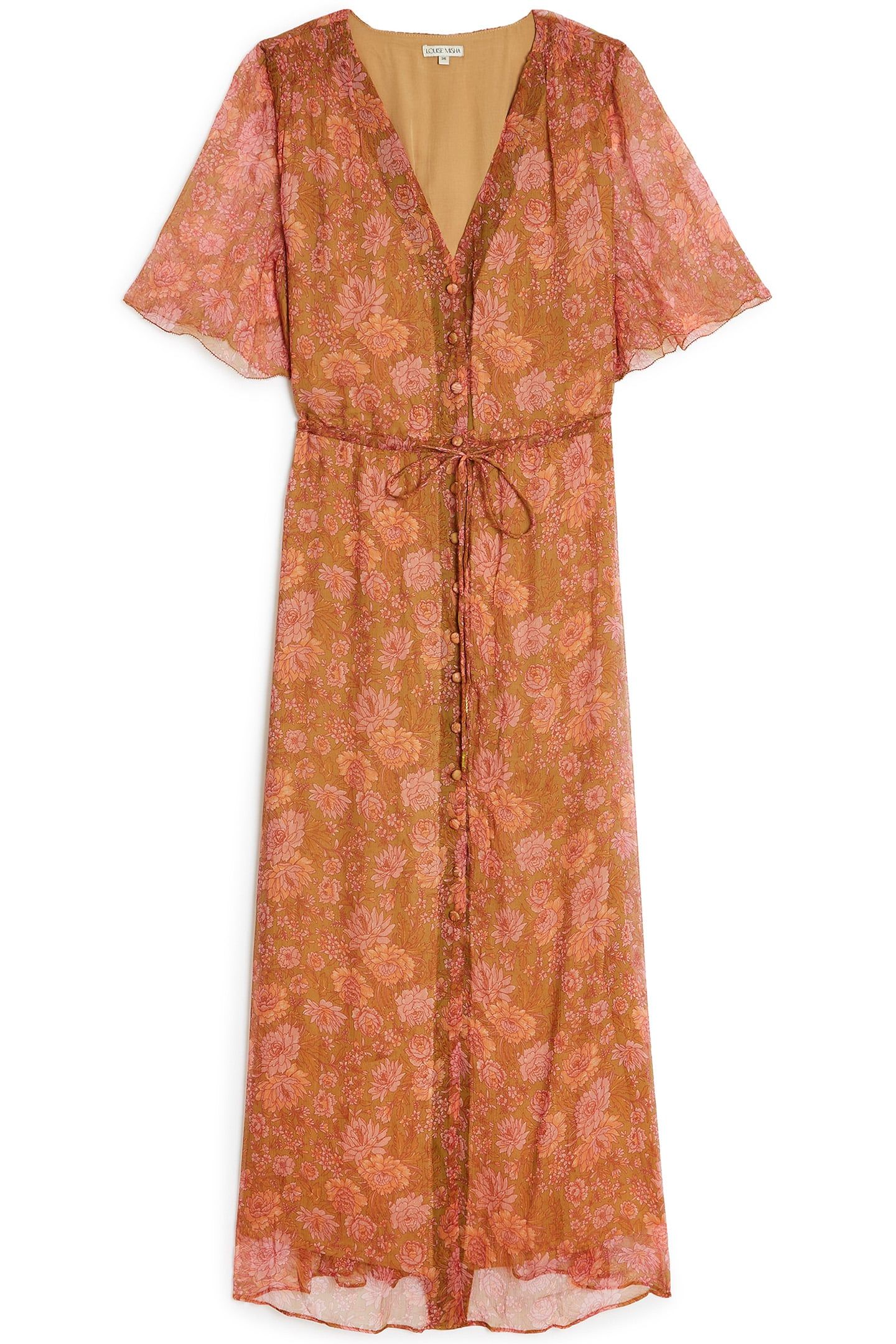 DRESS CHALLU BRONZE GARDEN FLOWER 2