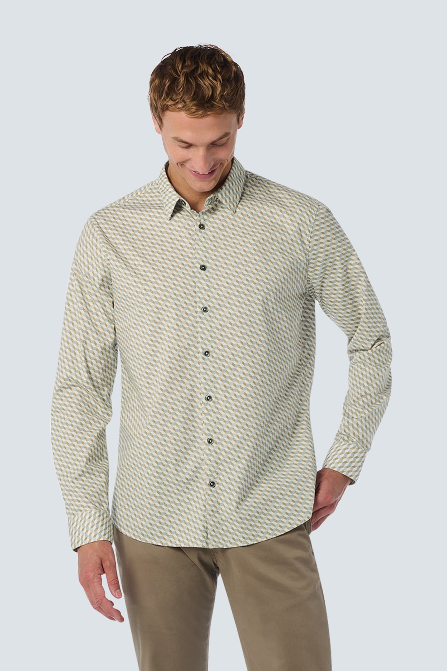 SHIRT STRETCH ALLOVER PRINTED CLOUD 1