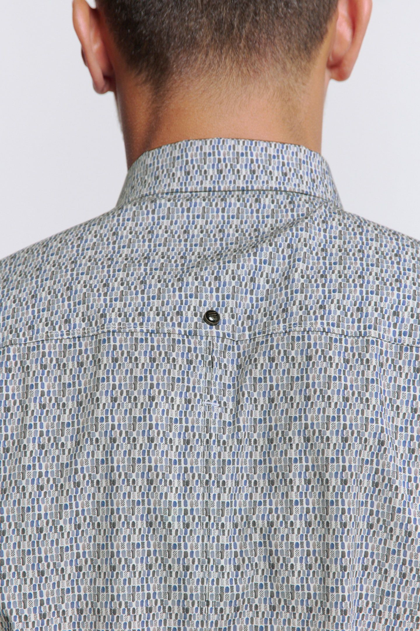 SHIRT STRETCH ALLOVER PRINTED OFFWHITE 7