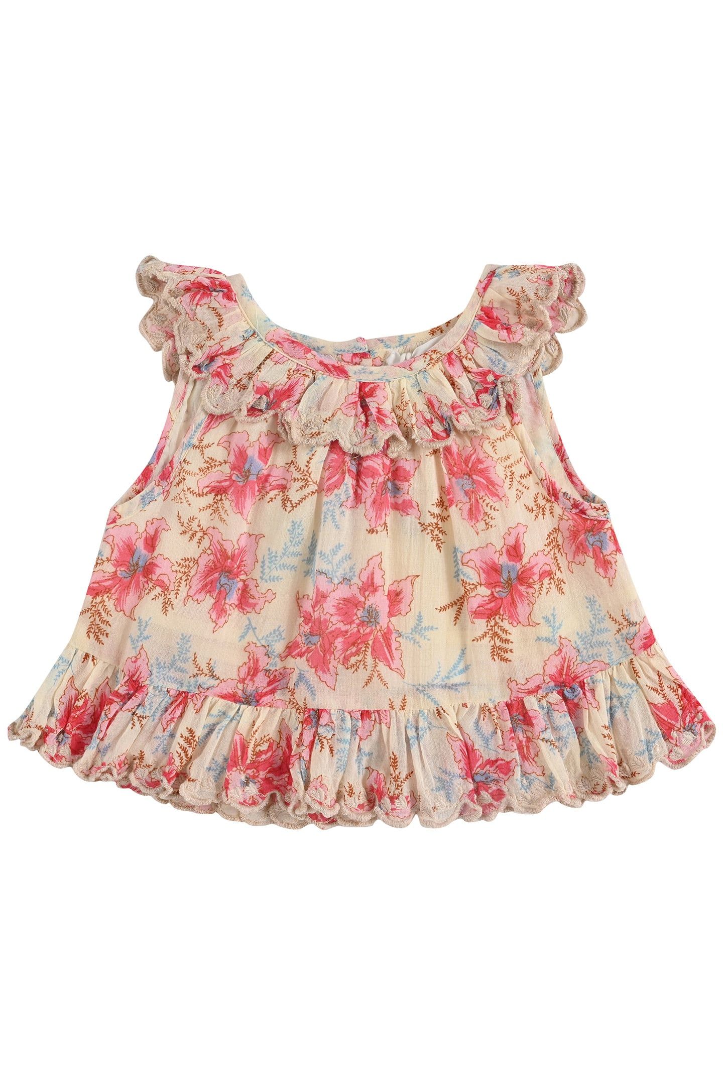 TOP ZELIE RASPBERRY FLOWERS 1
