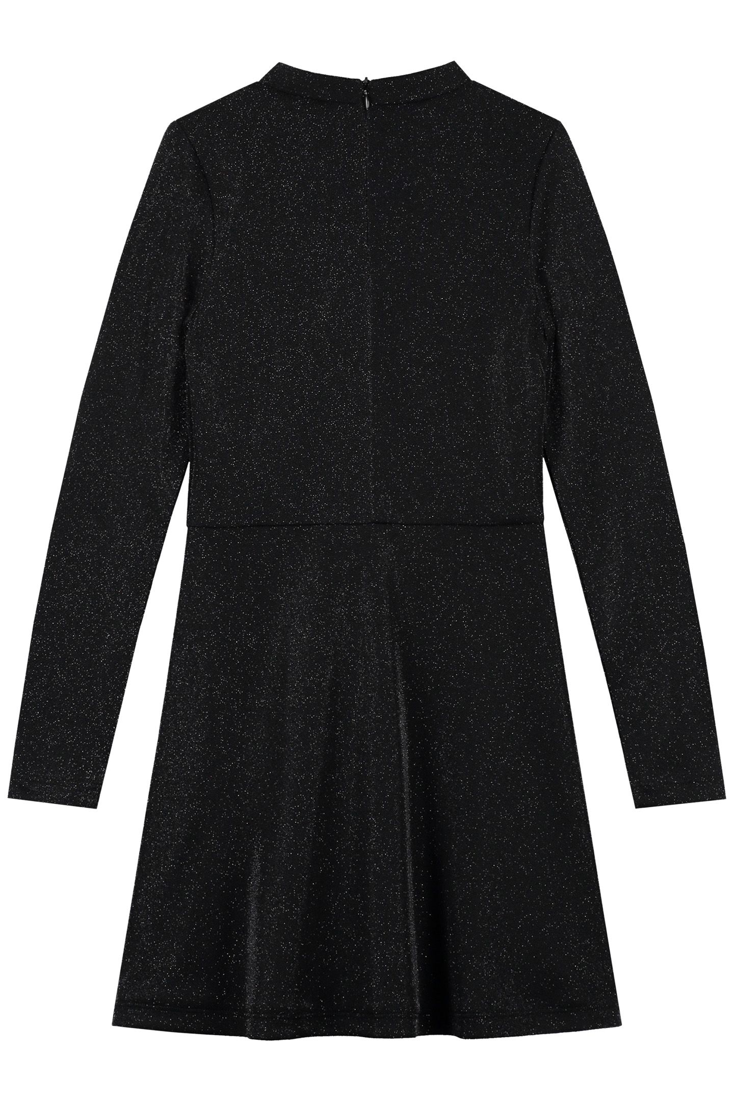 SPARKLE MESH DRESS BLACK GLITTER 2